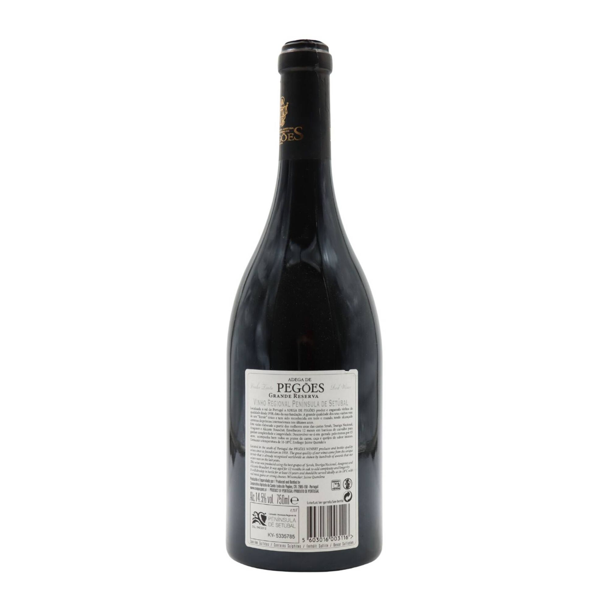 Adega de Peg&otilde;es Grande Reserva Pen&iacute;nsula De Set&uacute;bal Vinho Tinto