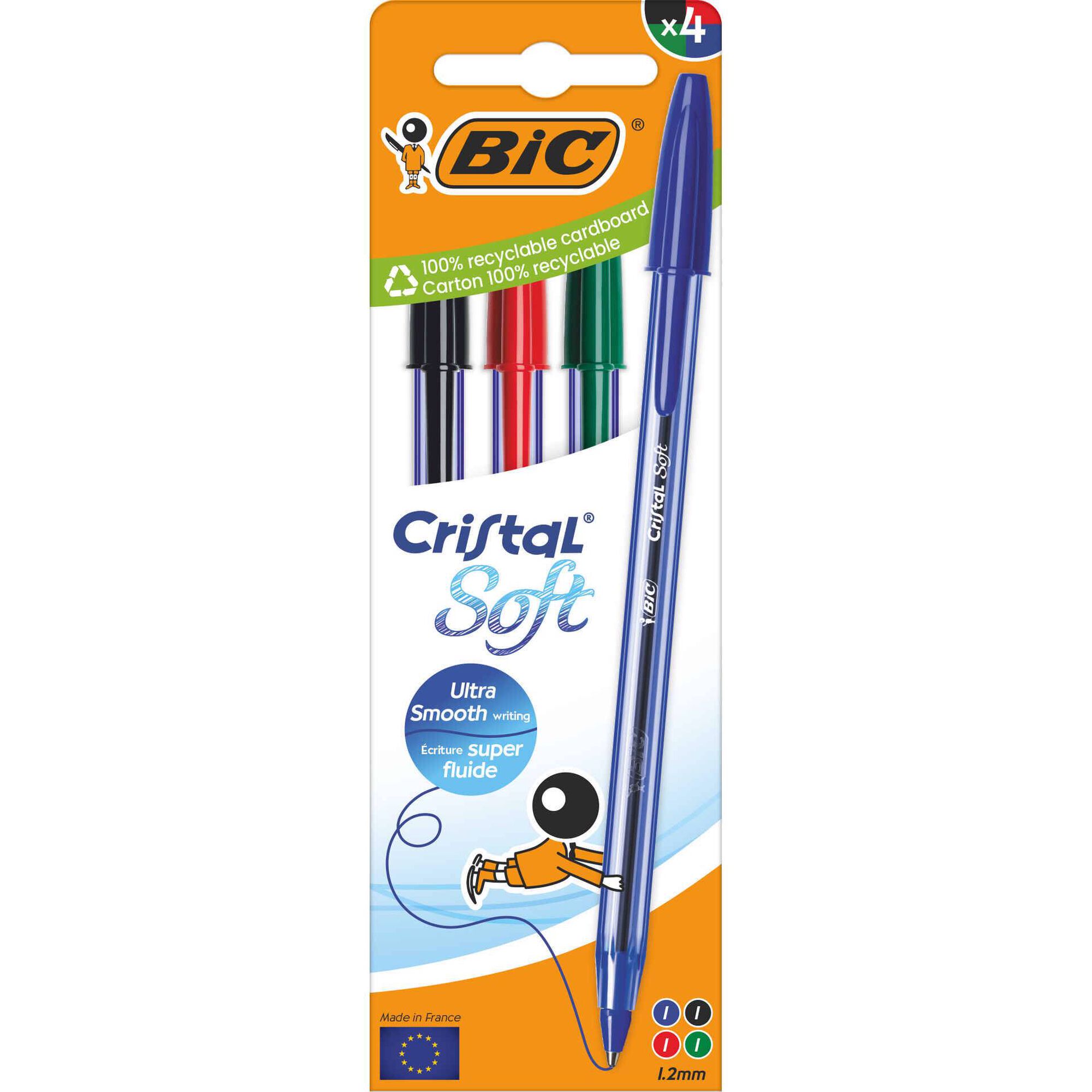 Esferogr&aacute;fica Cristal Soft 4 Cores Bic