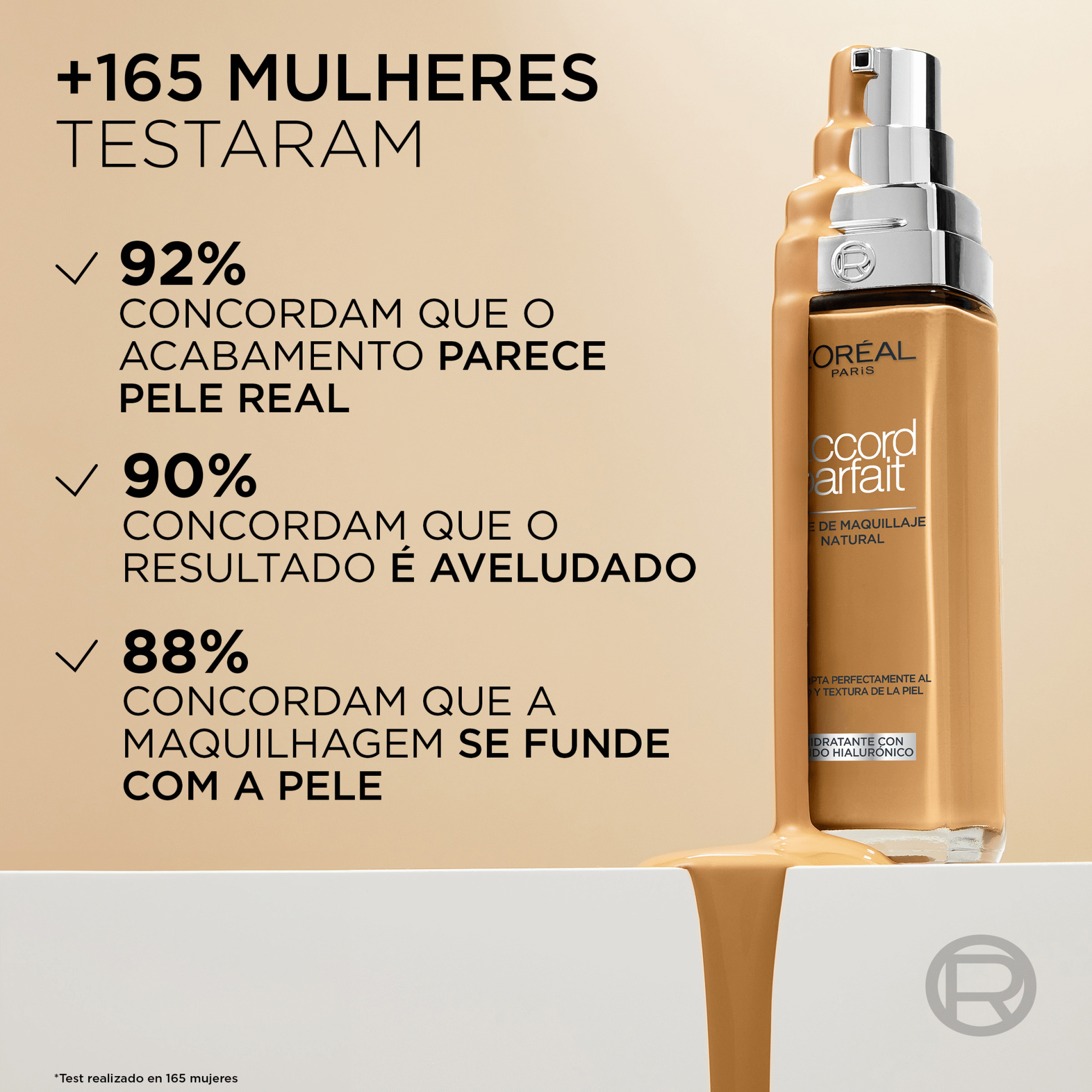 Base de Rosto Accord Parfait 8R L'Or&eacute;al Paris