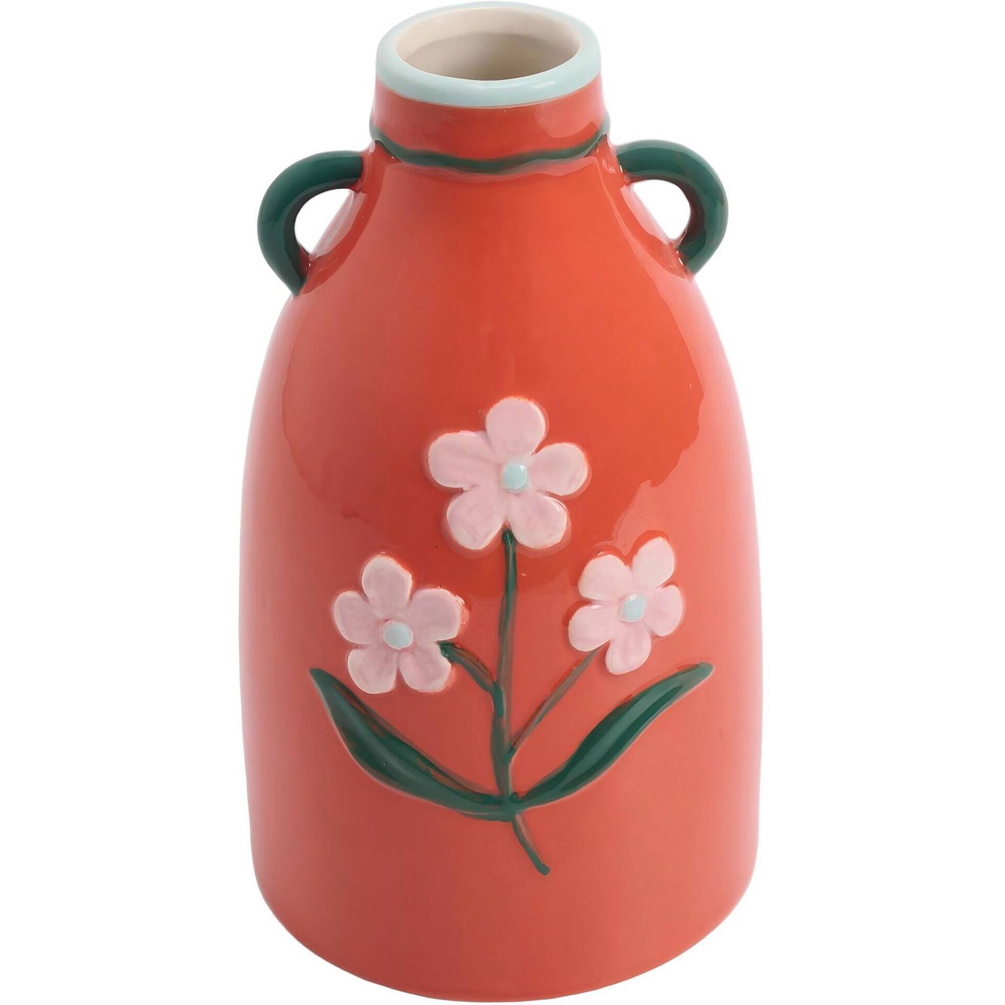 Jarra com Flores Vermelha