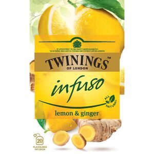 Infusão Limão e Gengibre Saquetas Twinings