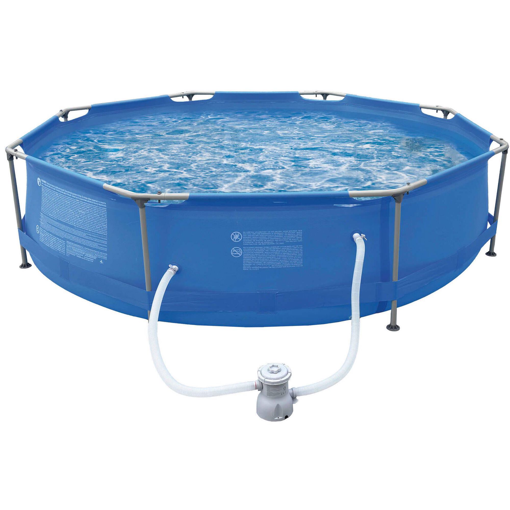 Piscina Estrutura Octagonal 360x76cm com Bomba