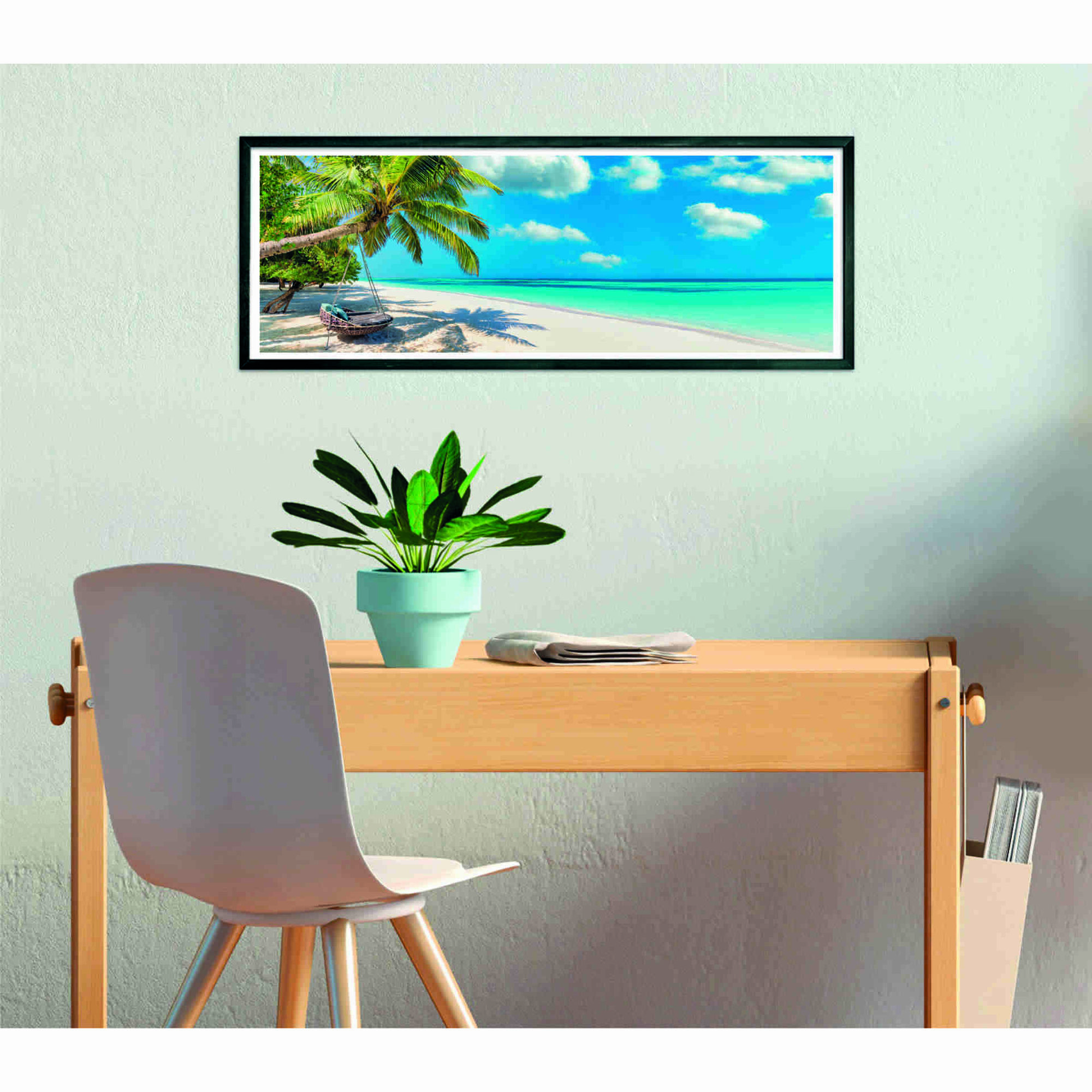 Puzzle Panorama Swinging By The Ocean 1000 Peças