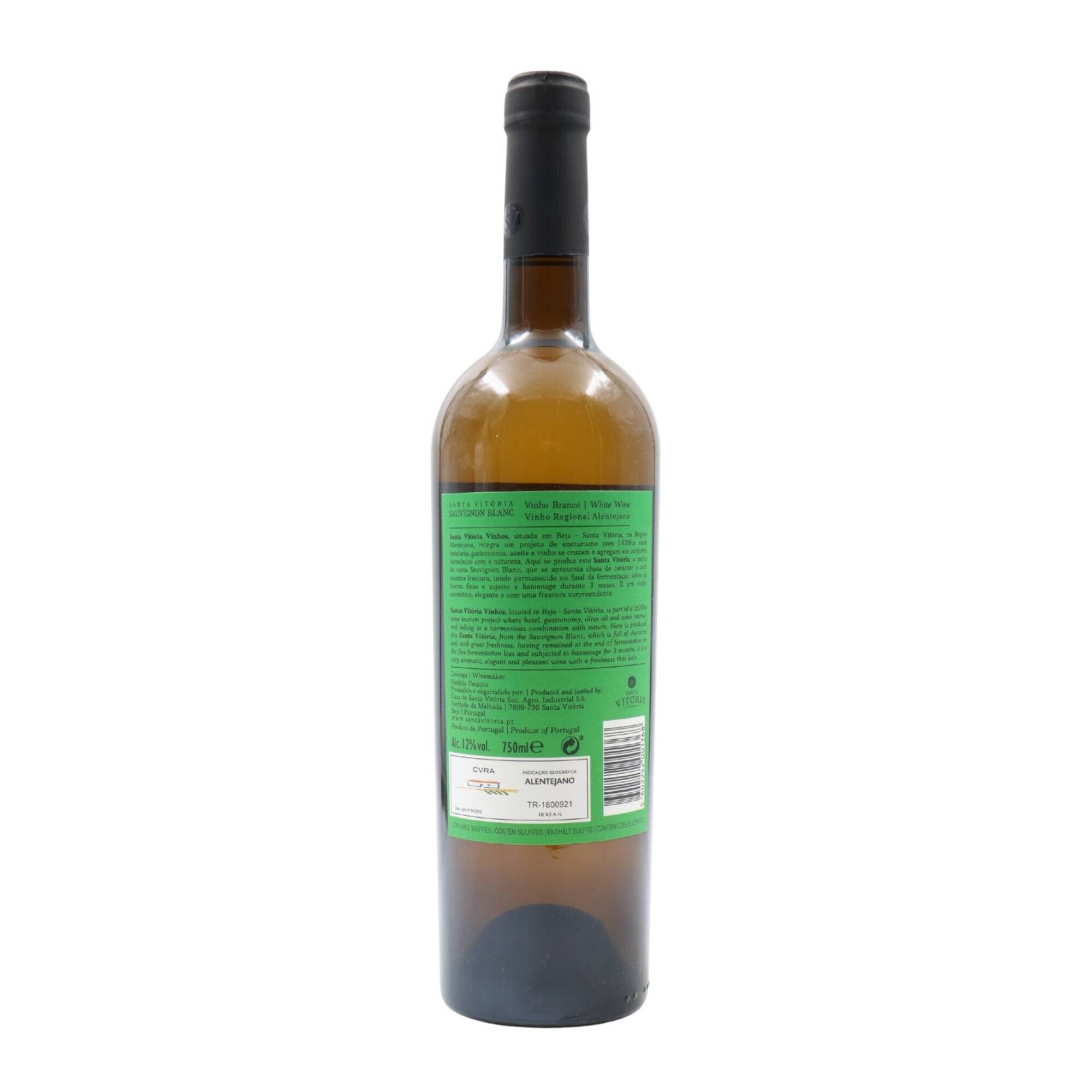 Casa De Santa Vit&oacute;ria Sauvignon Blanc Alentejano Vinho Branco