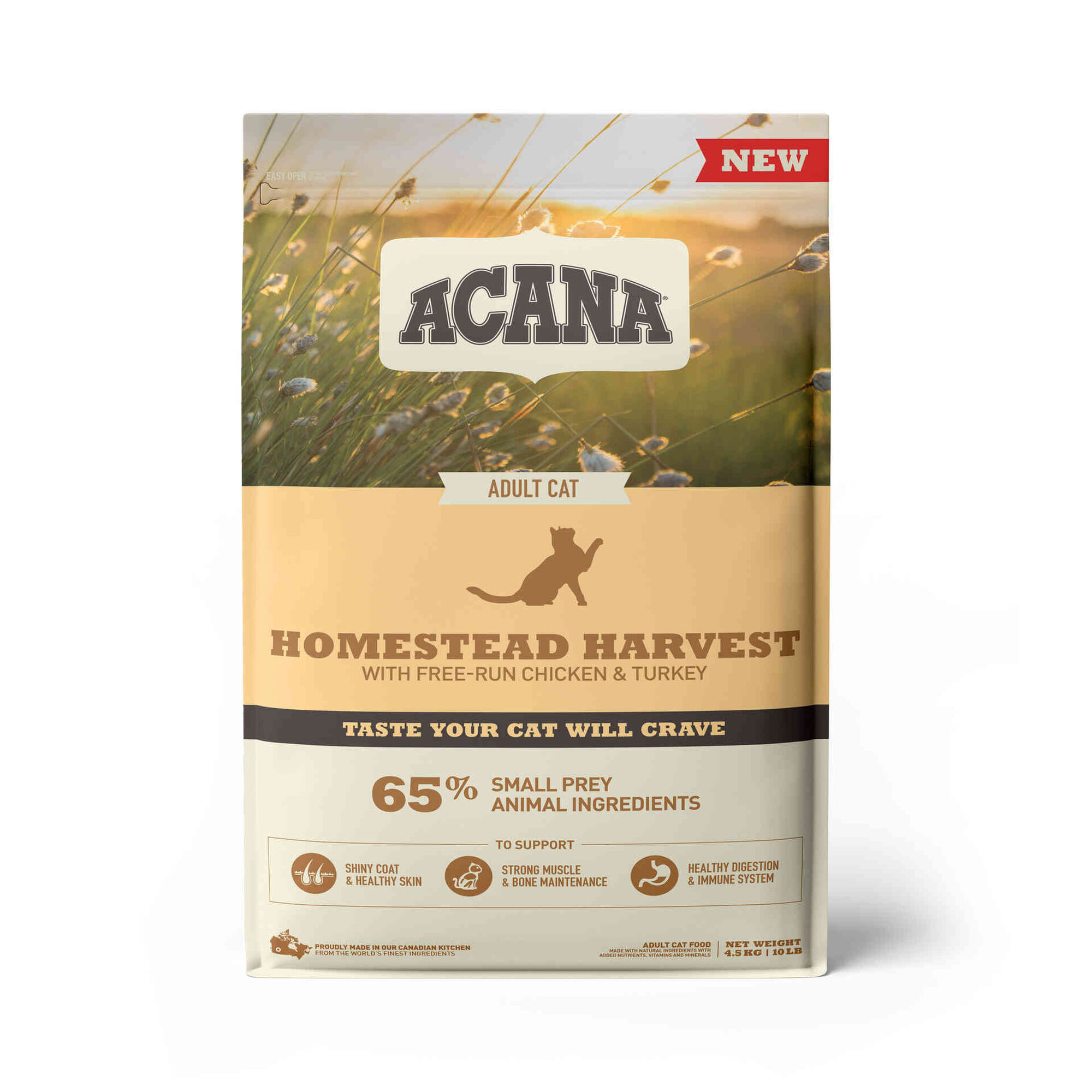 Ra&ccedil;&atilde;o para Gato Adulto Homestead Harvest Acana
