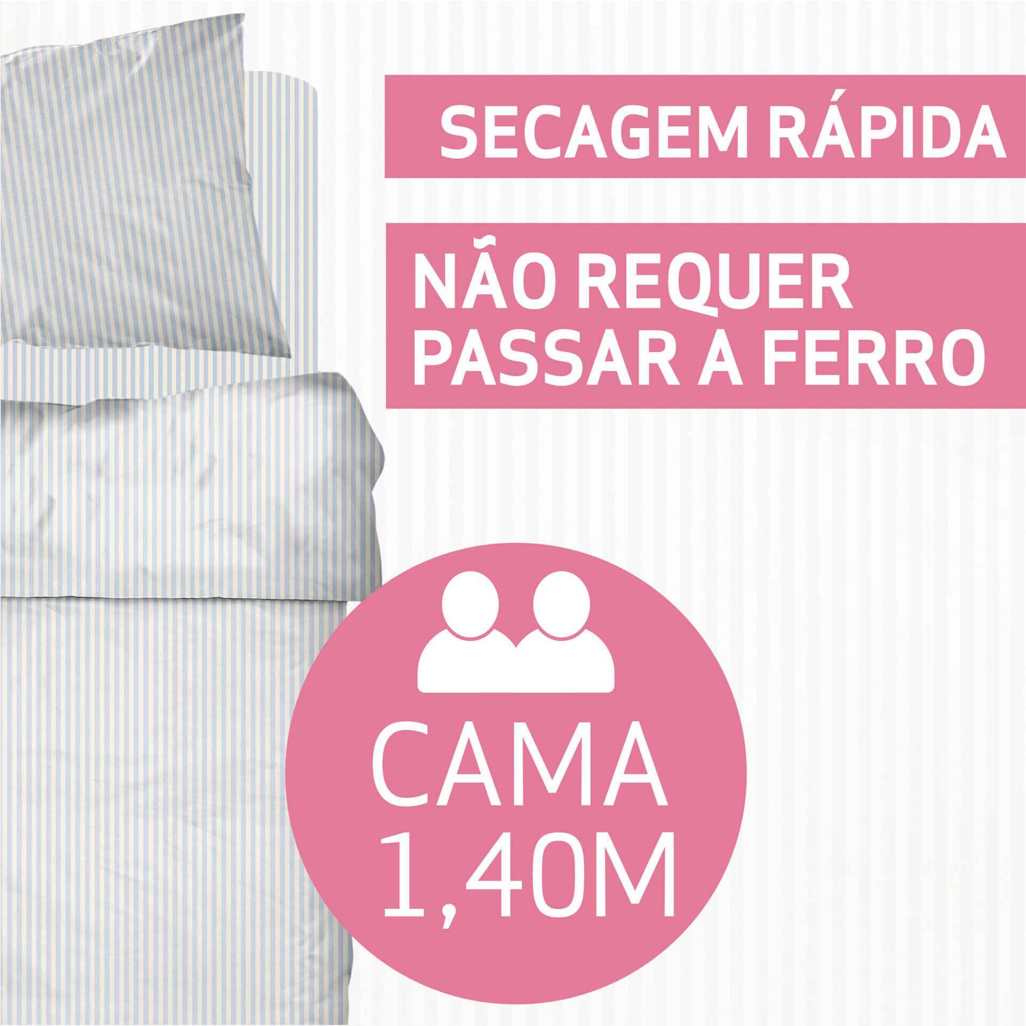 Conjunto Lençóis Microfibra Cosmos