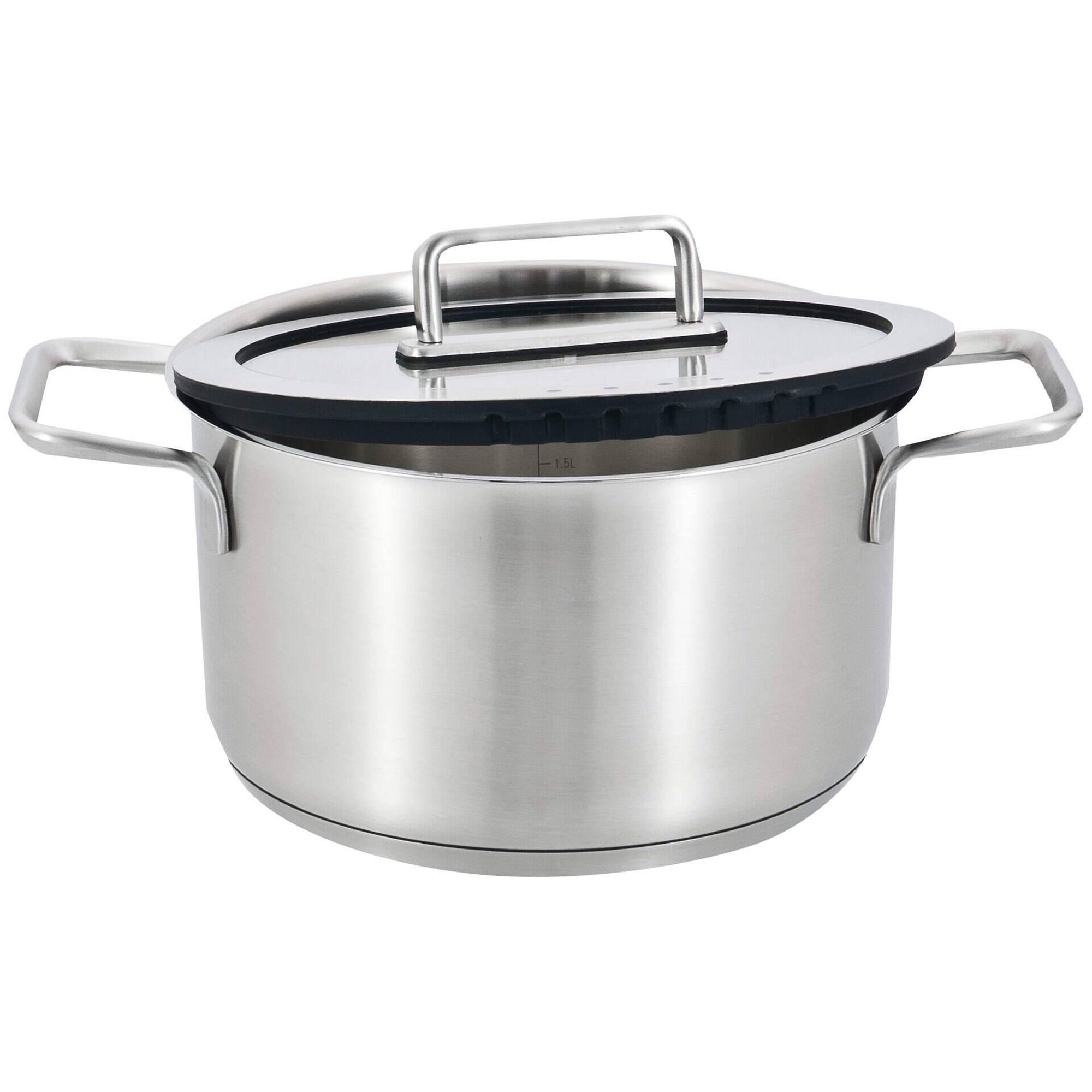 Ca&ccedil;arola 20cm Inox Home Chef Kasa