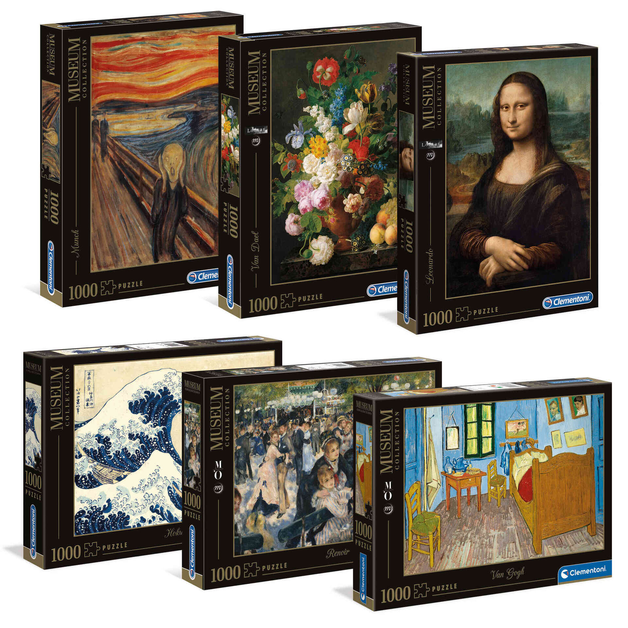 Puzzle Museum Collection 1000 Pe&ccedil;as (v&aacute;rios modelos)