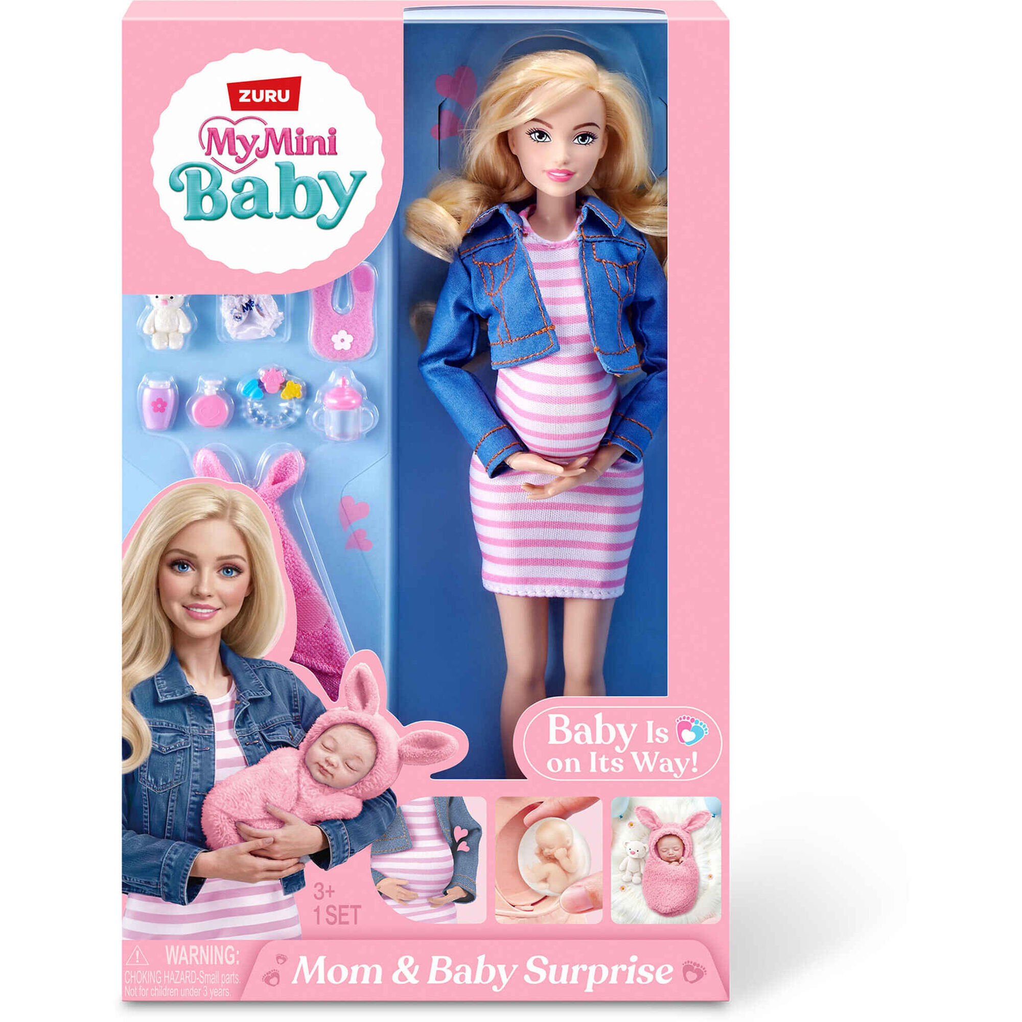 Concentra - My Mini Baby - Boneca Mam&atilde; e Beb&eacute; Surpresa (v&aacute;rios modelos)