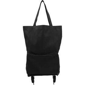 Saco de Compras Dobr&aacute;vel Preto Bazar&atilde;o, , hi-res
