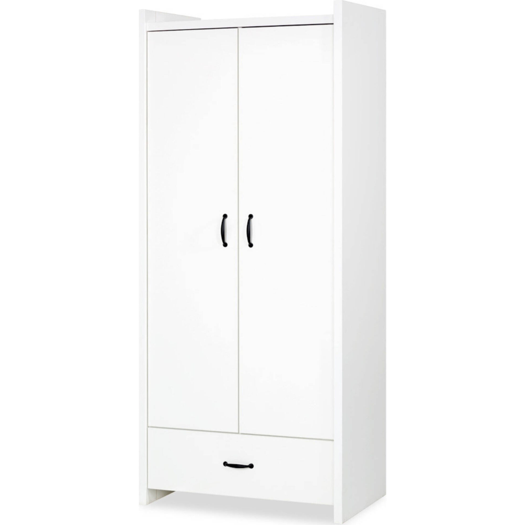 Roupeiro 2 Portas e 1 Gaveta 83x50x190cm Amélia