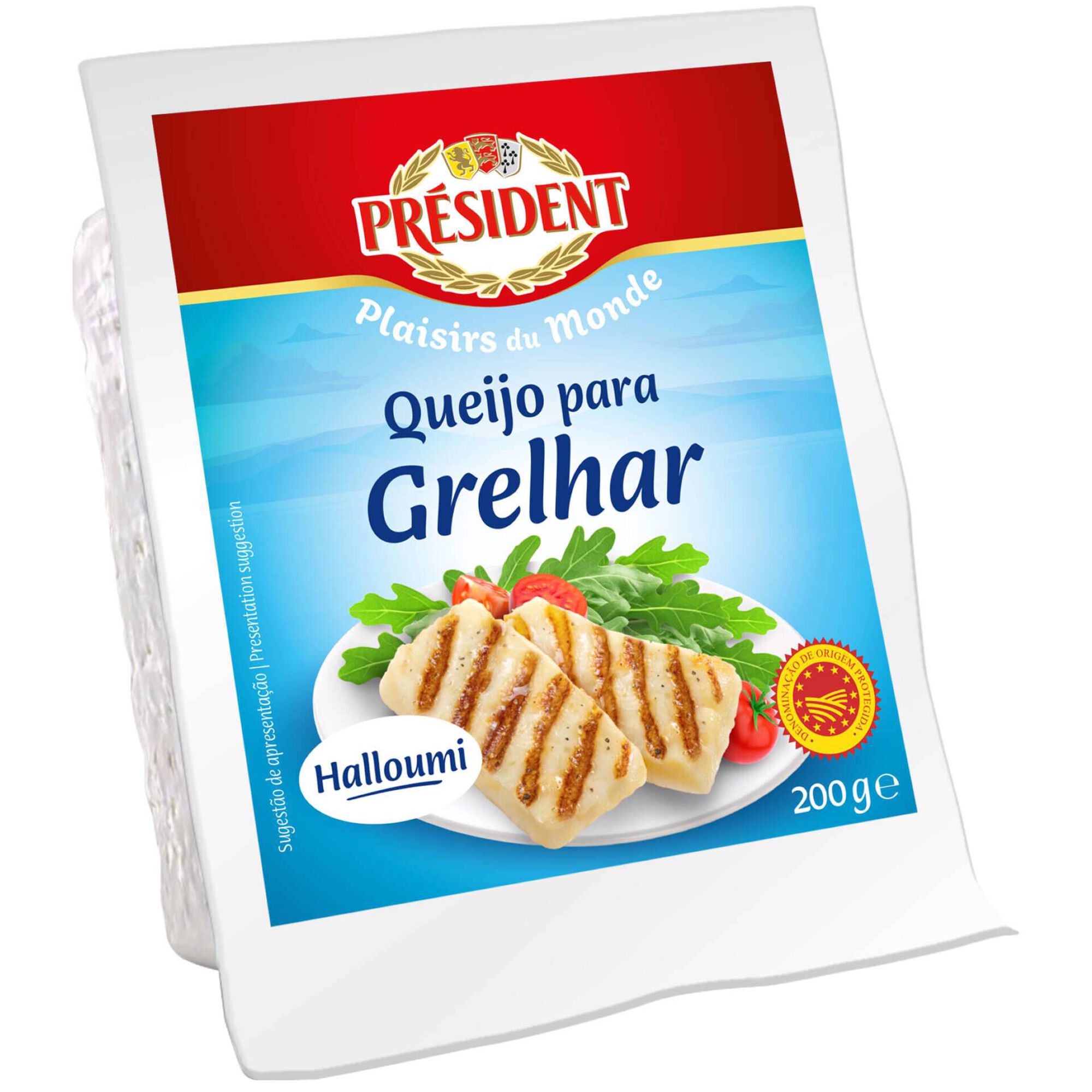 Queijo para Grelhar Halloumi Pr&eacute;sident