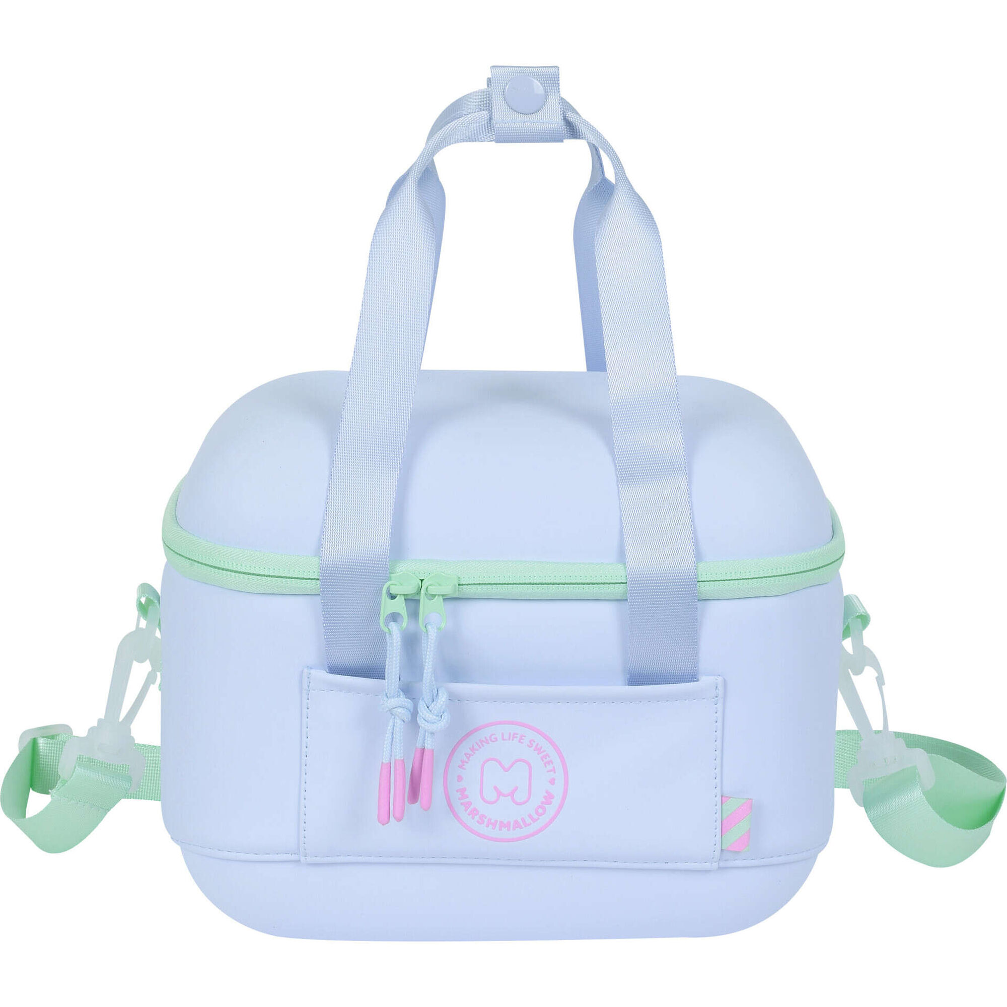 Lancheira T&eacute;rmica Semi-R&iacute;gida Azul Marshmallow