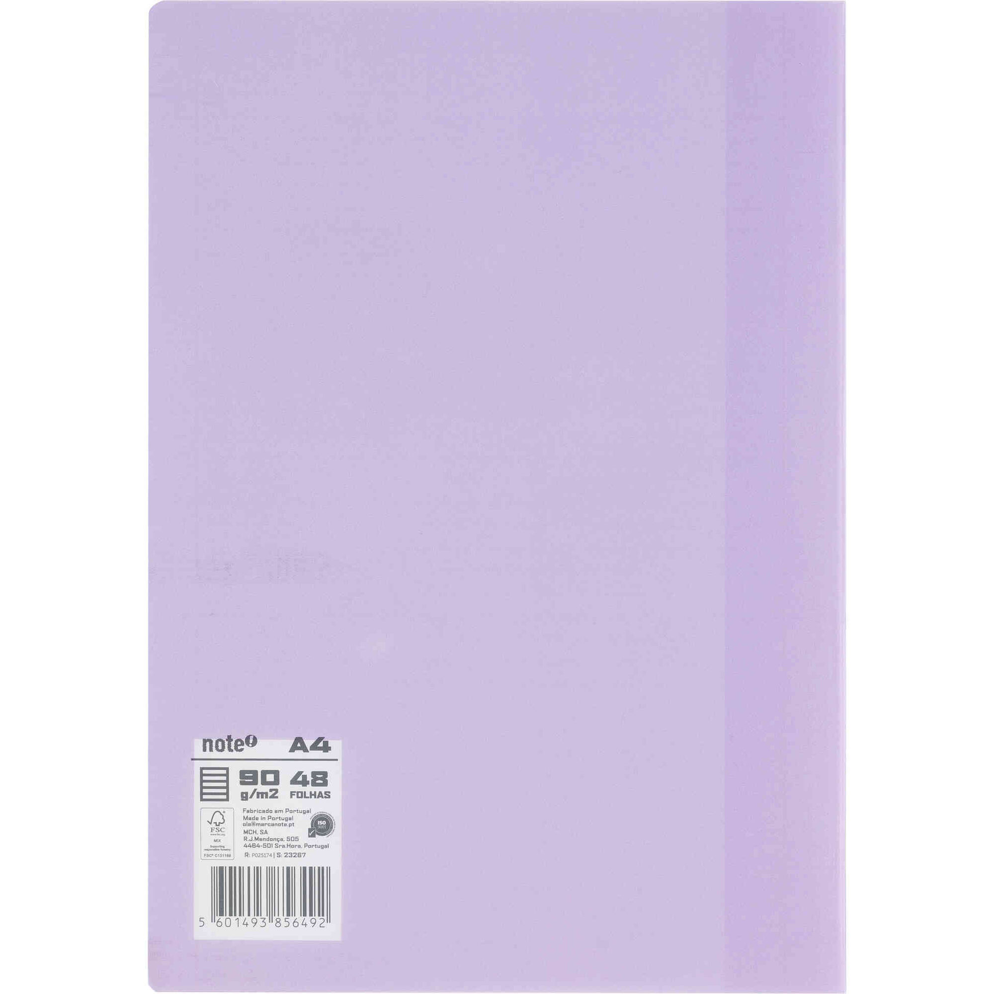 Caderno Agrafado A4 Pautado Pastel (v&aacute;rias cores) Note!