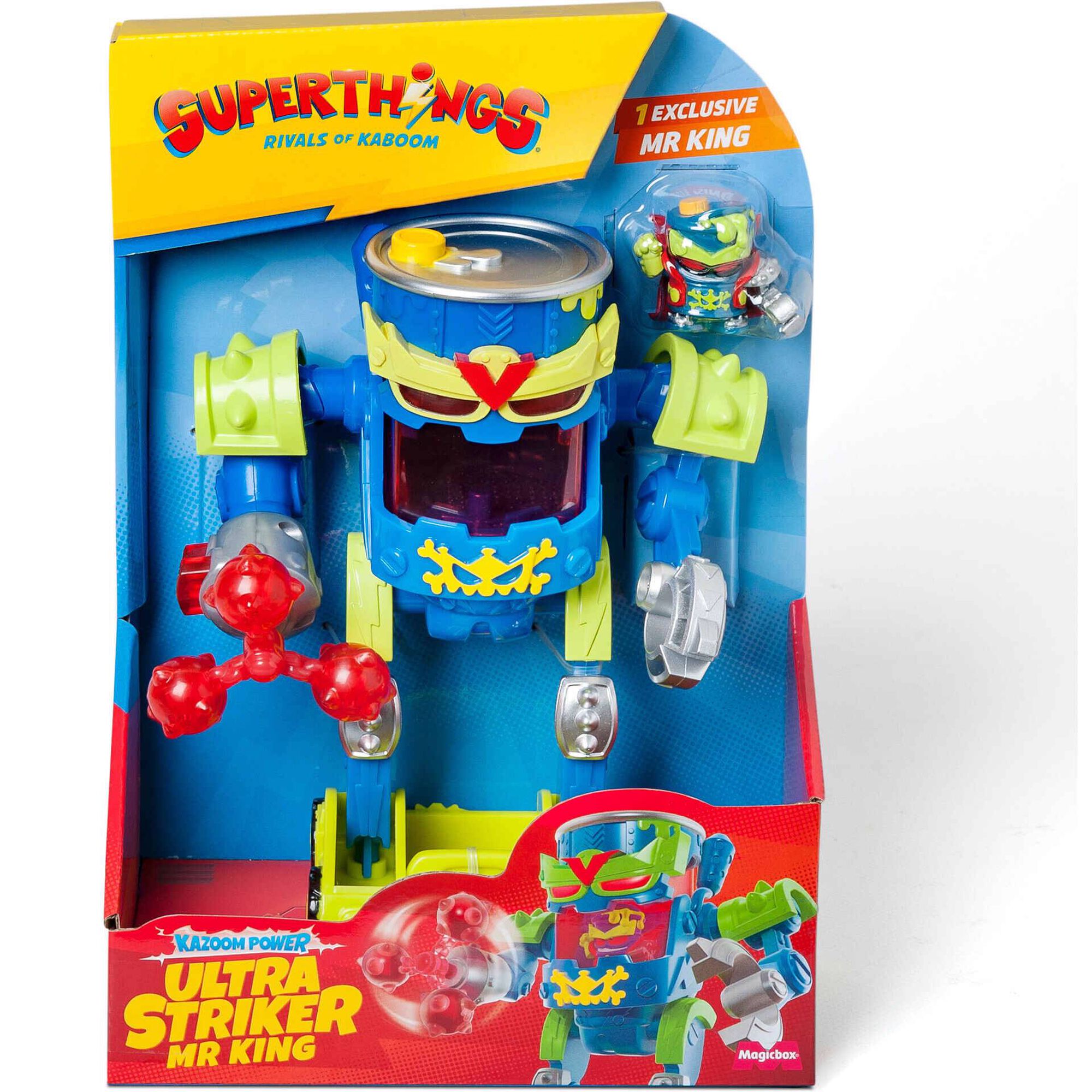 Superthings - Figura Ultra Striker Mr King Kazoom Power