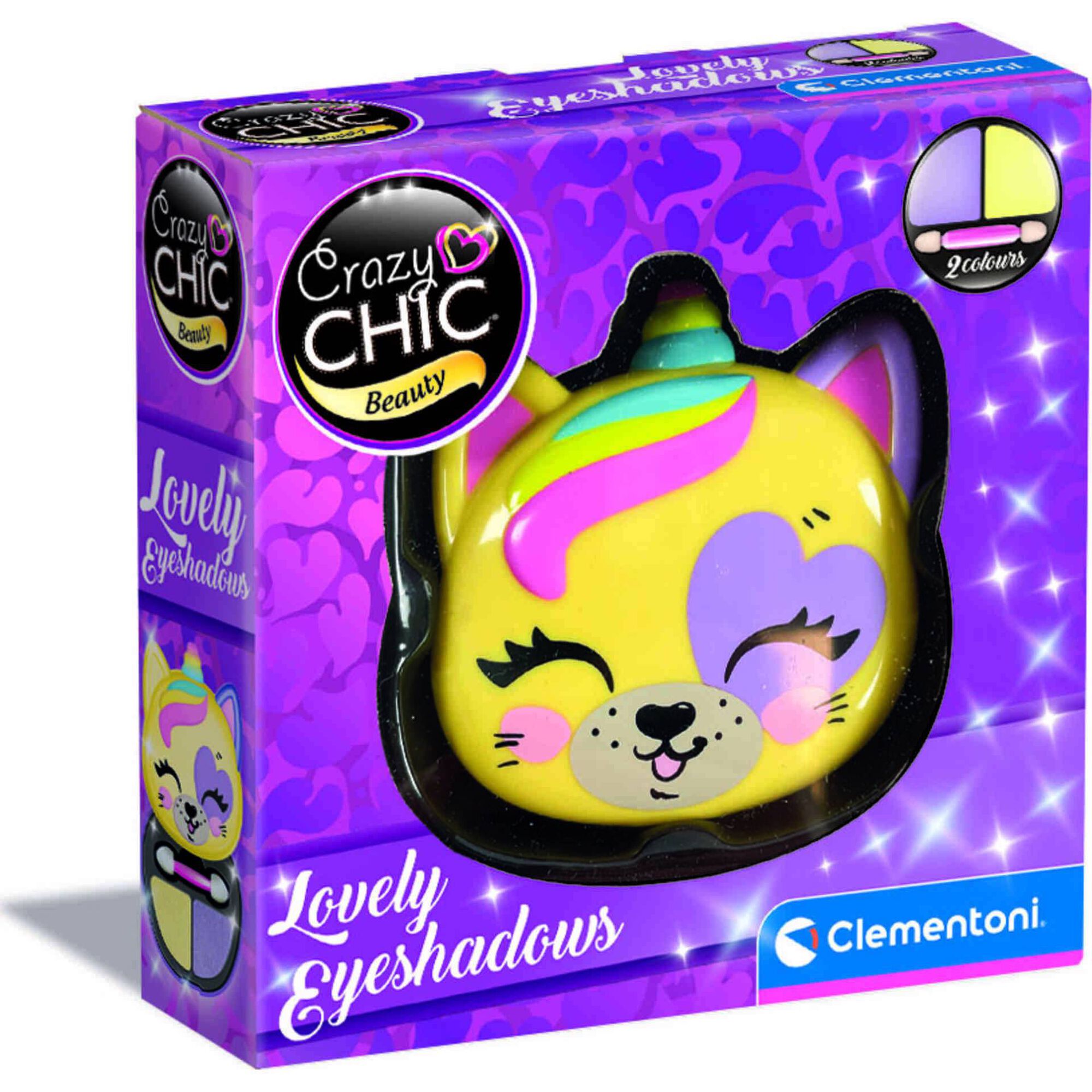 Clementoni - Mini Kit de Sombras Crazy Chic (v&aacute;rios modelos)