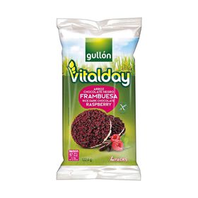 Tortitas Vitalday de Arroz, Chocolate e Framboesa sem Glúten Tortitas Vitalday de Arroz, Chocolate e Framboesa sem Glúten