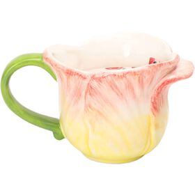 Vela em Caneca Flor 150g Rosa Kasa