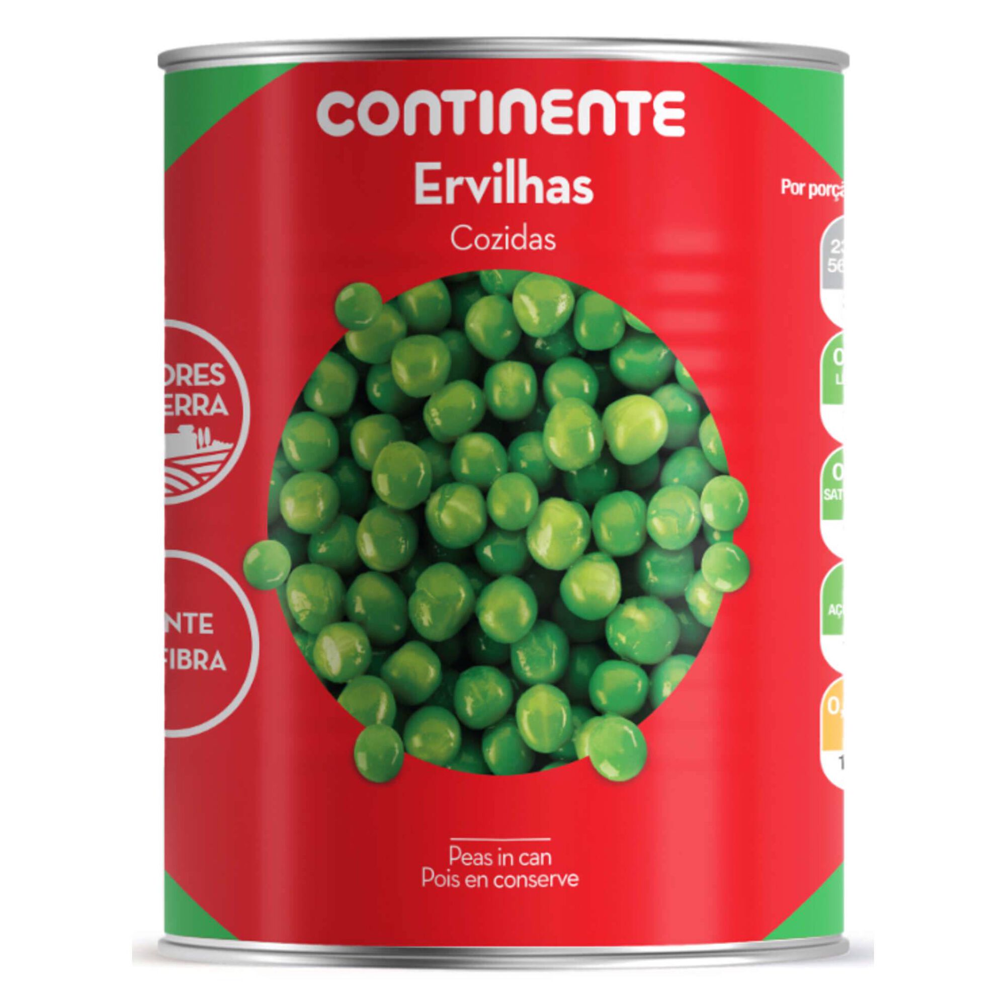 Ervilhas Cozidas sem Glúten