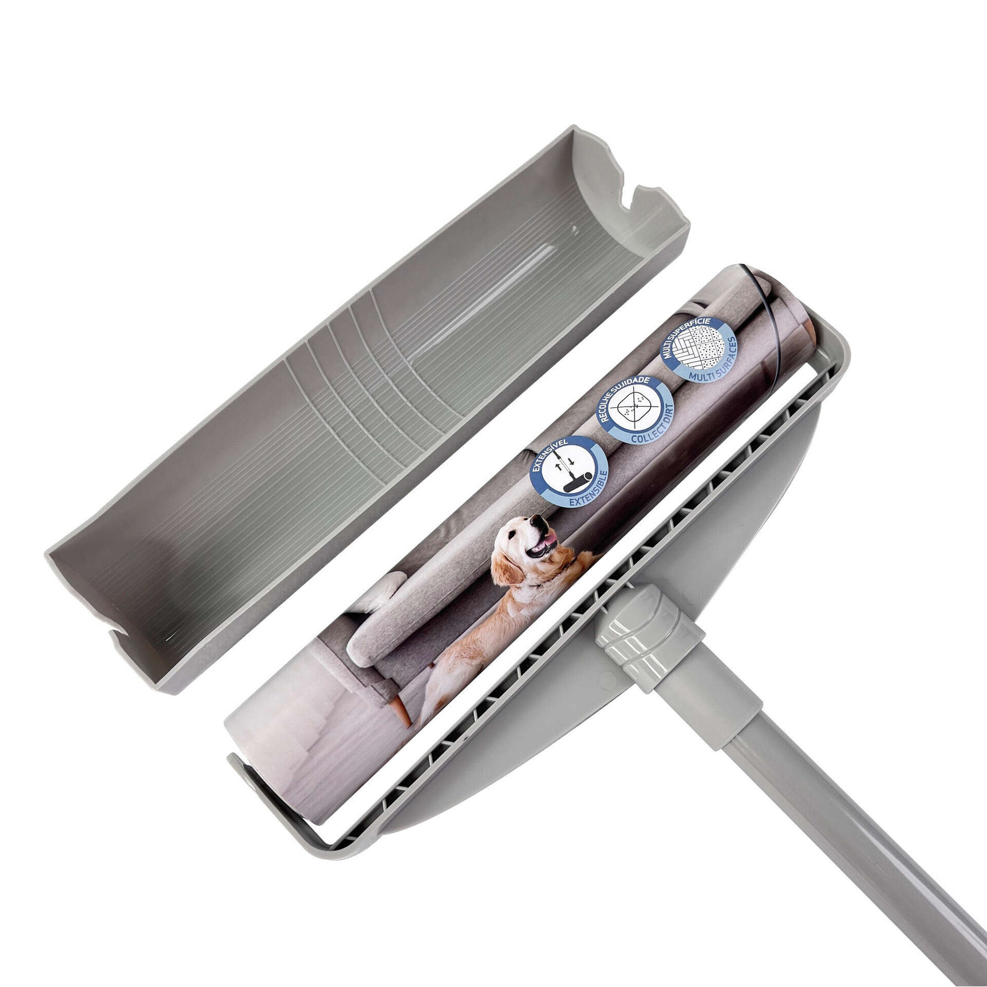 Conjunto de Rolo Agarra Resíduos e 2 Recargas