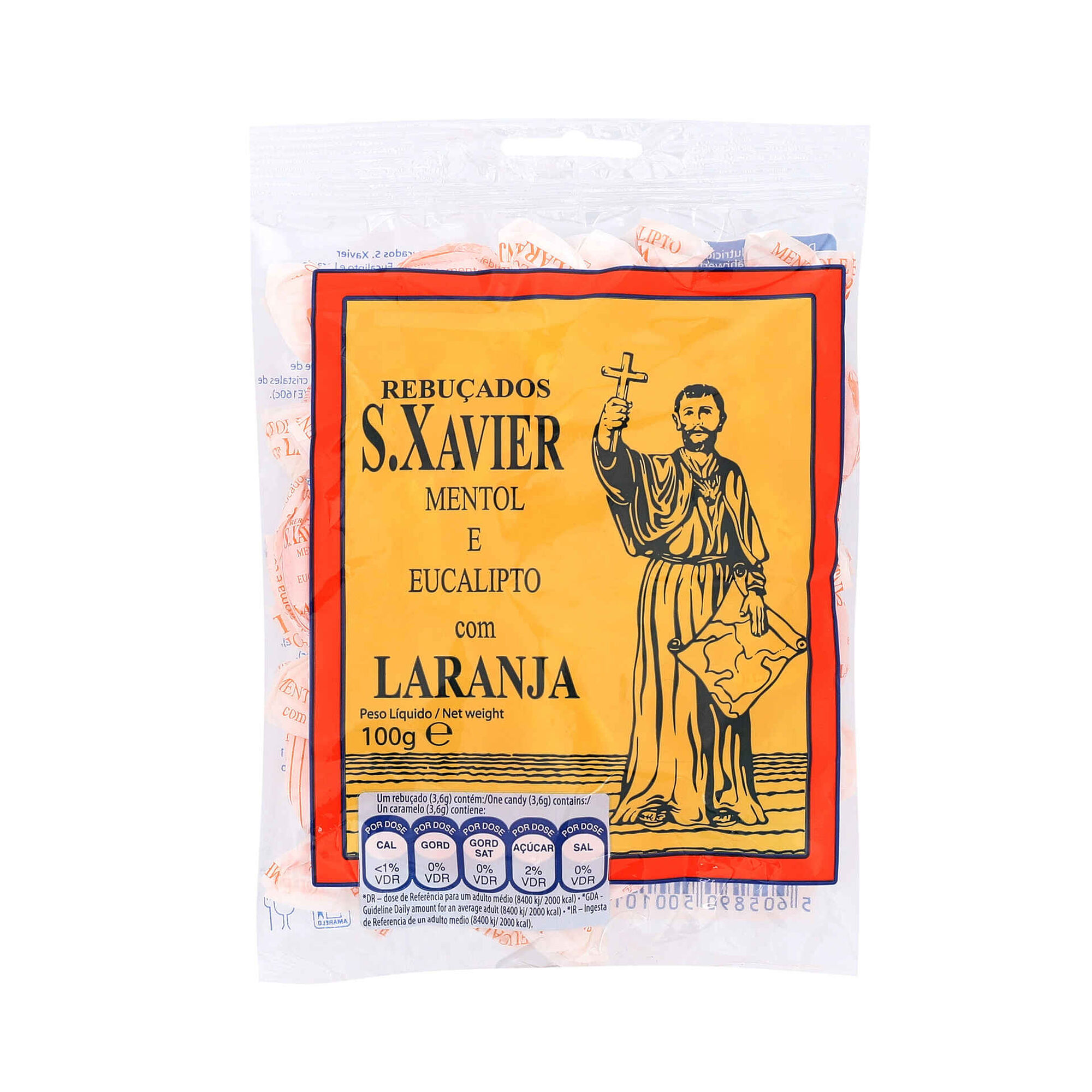 Rebuçados de Mentol e Laranja Rebuçados de Mentol e Laranja