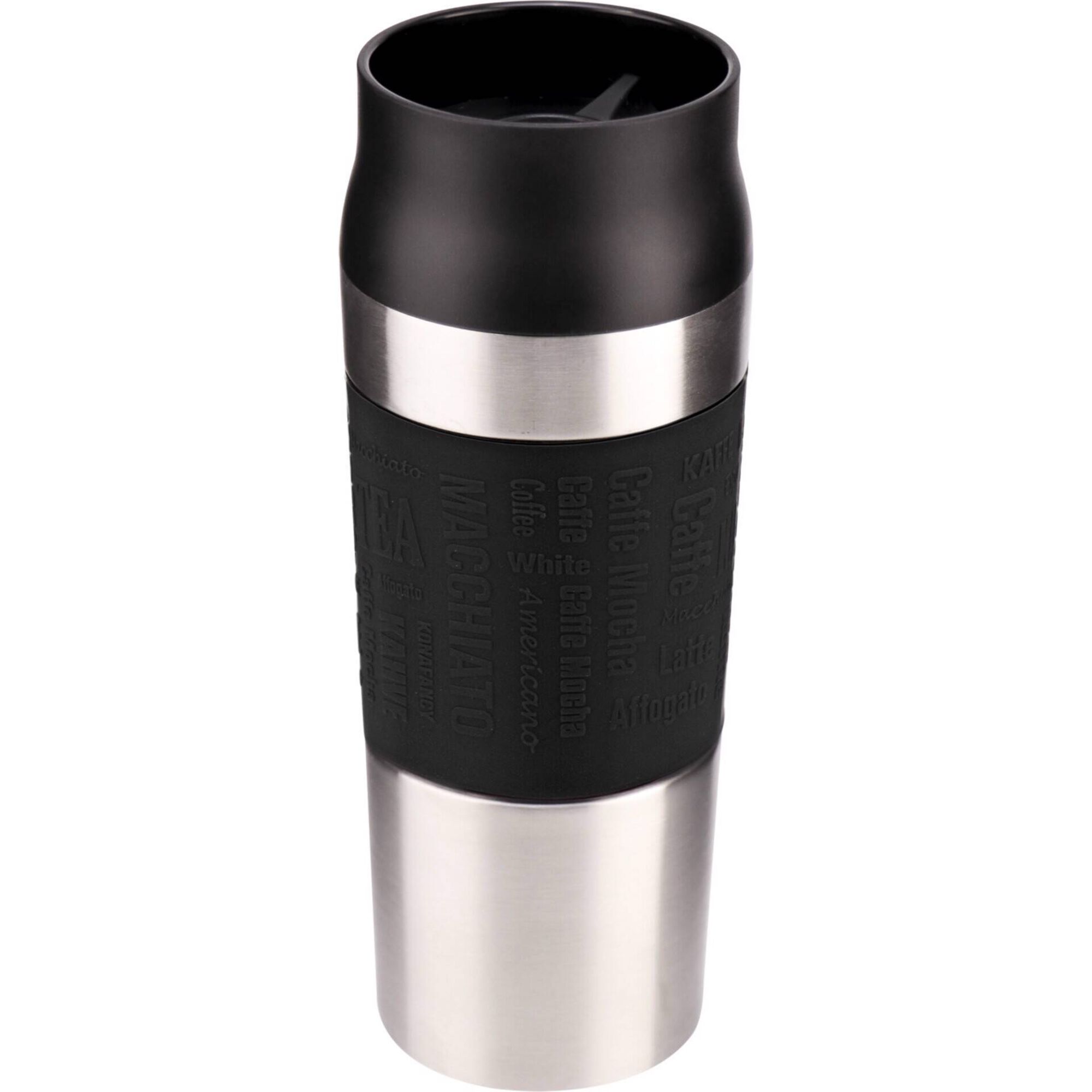 Caneca Térmica 350ml Aço Inoxidável Preta