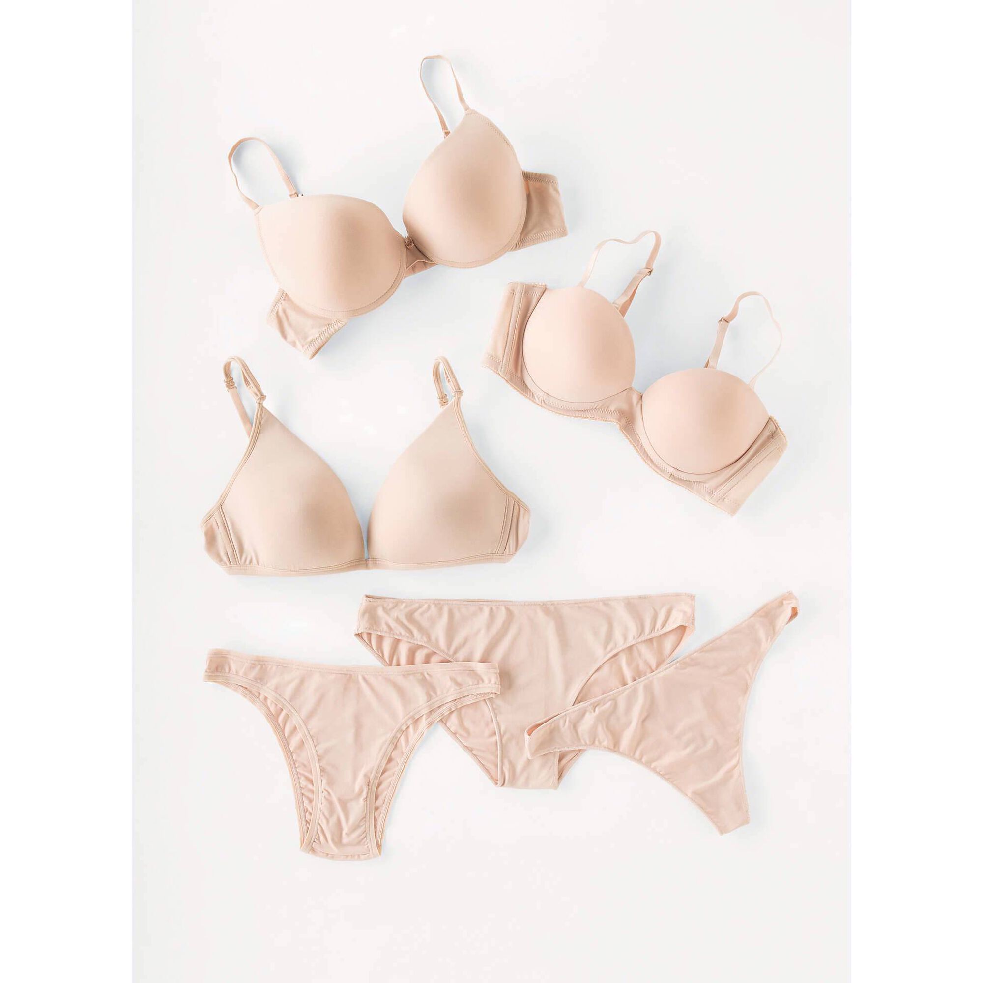 Cuecas Microfibra Taupe Mulher