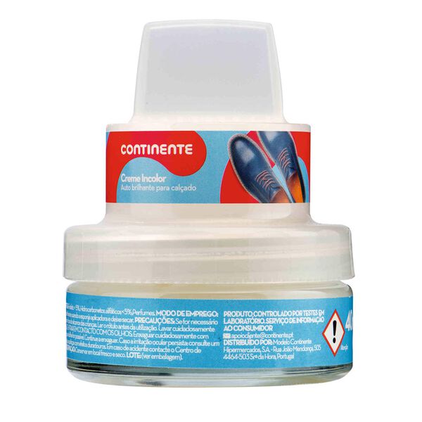 Creme com Esponja Autobrilhante Incolor Continente