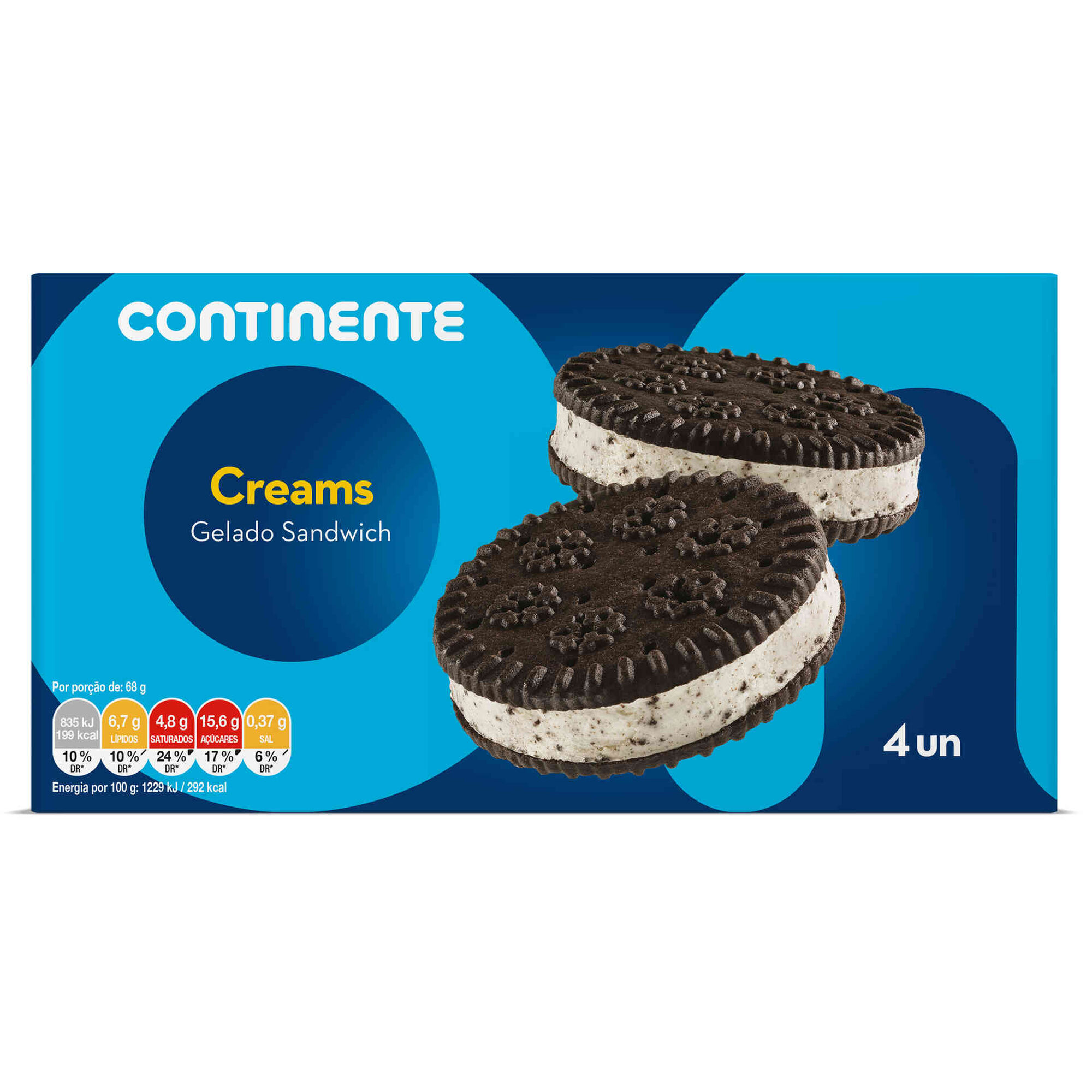 Gelado Cookies & Cream