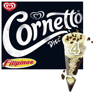 Gelado Cone Chocolate Branco Filipinos Cornetto
