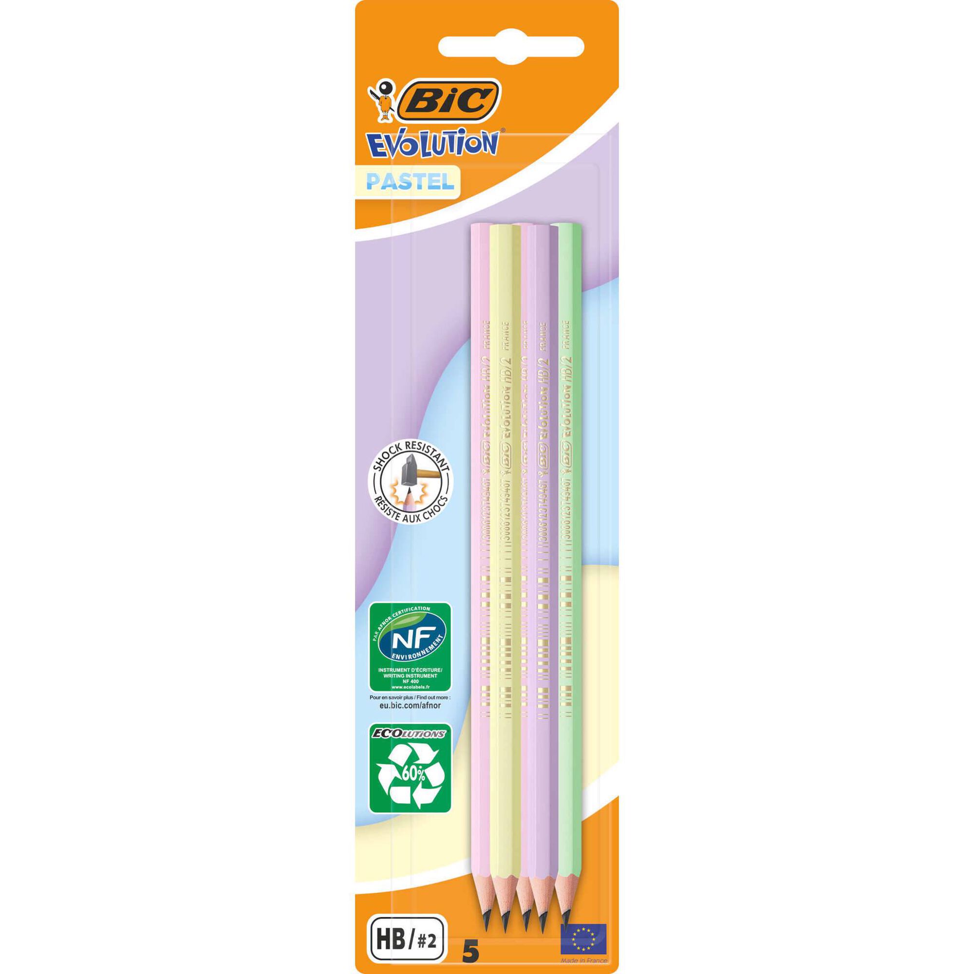 L&aacute;pis Evolution Pastel HB Bic
