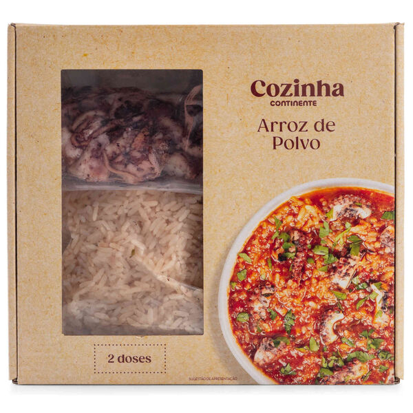 Arroz de Polvo Mise en Place Cozinha Continente
