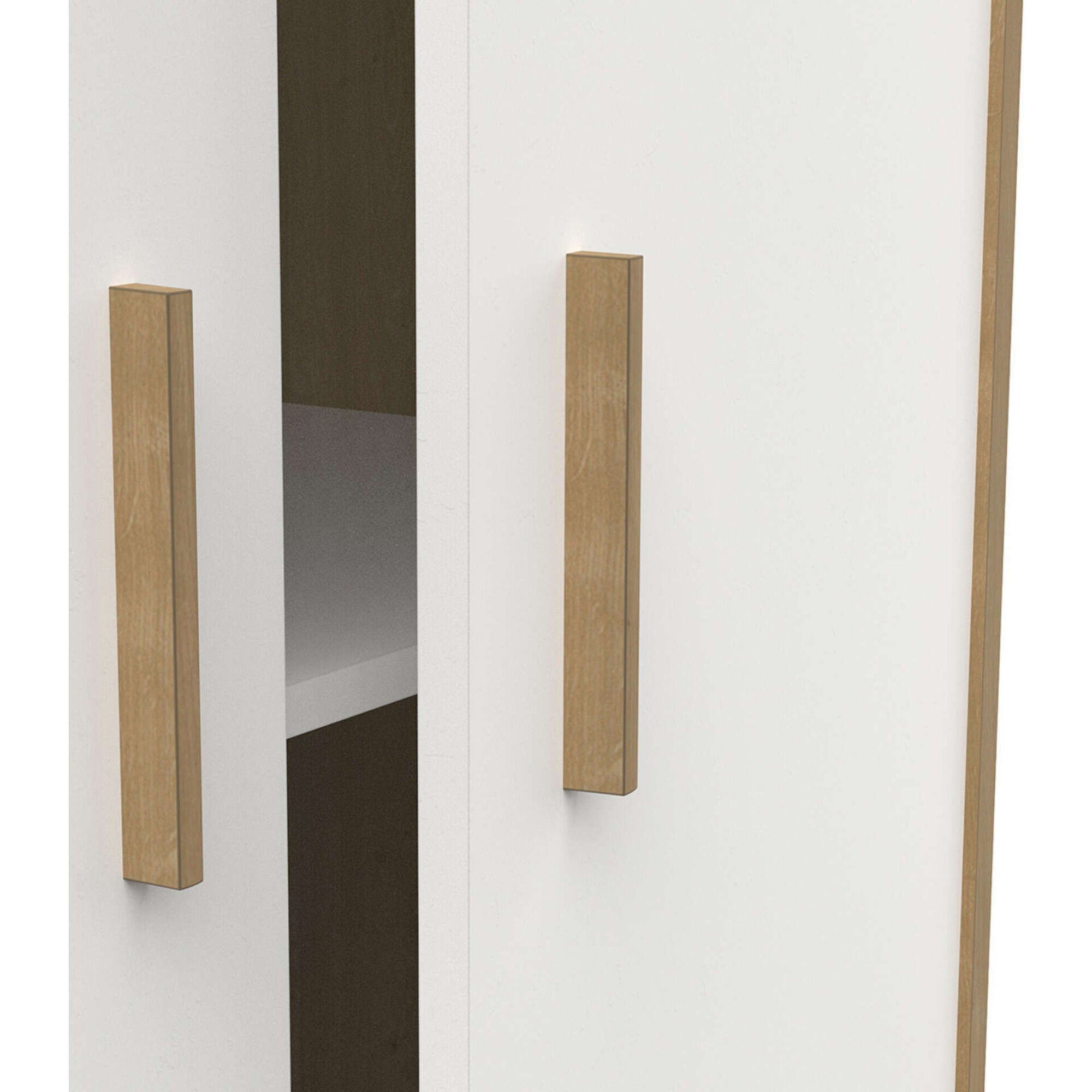 Roupeiro 89x50x183cm Branco Naili