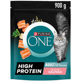 Ra&ccedil;&atilde;o para Gato Adulto High Protein Salm&atilde;o Purina One