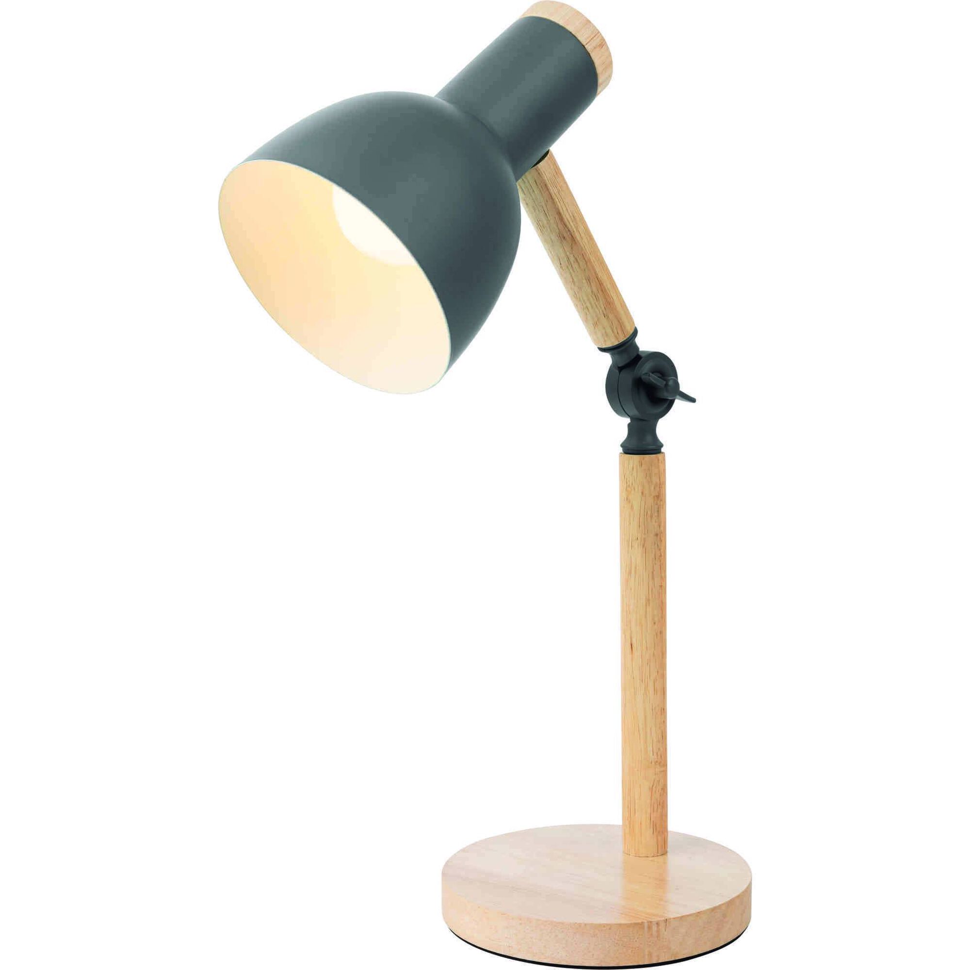 Candeeiro de Secret&aacute;ria Articulado Cinza E27