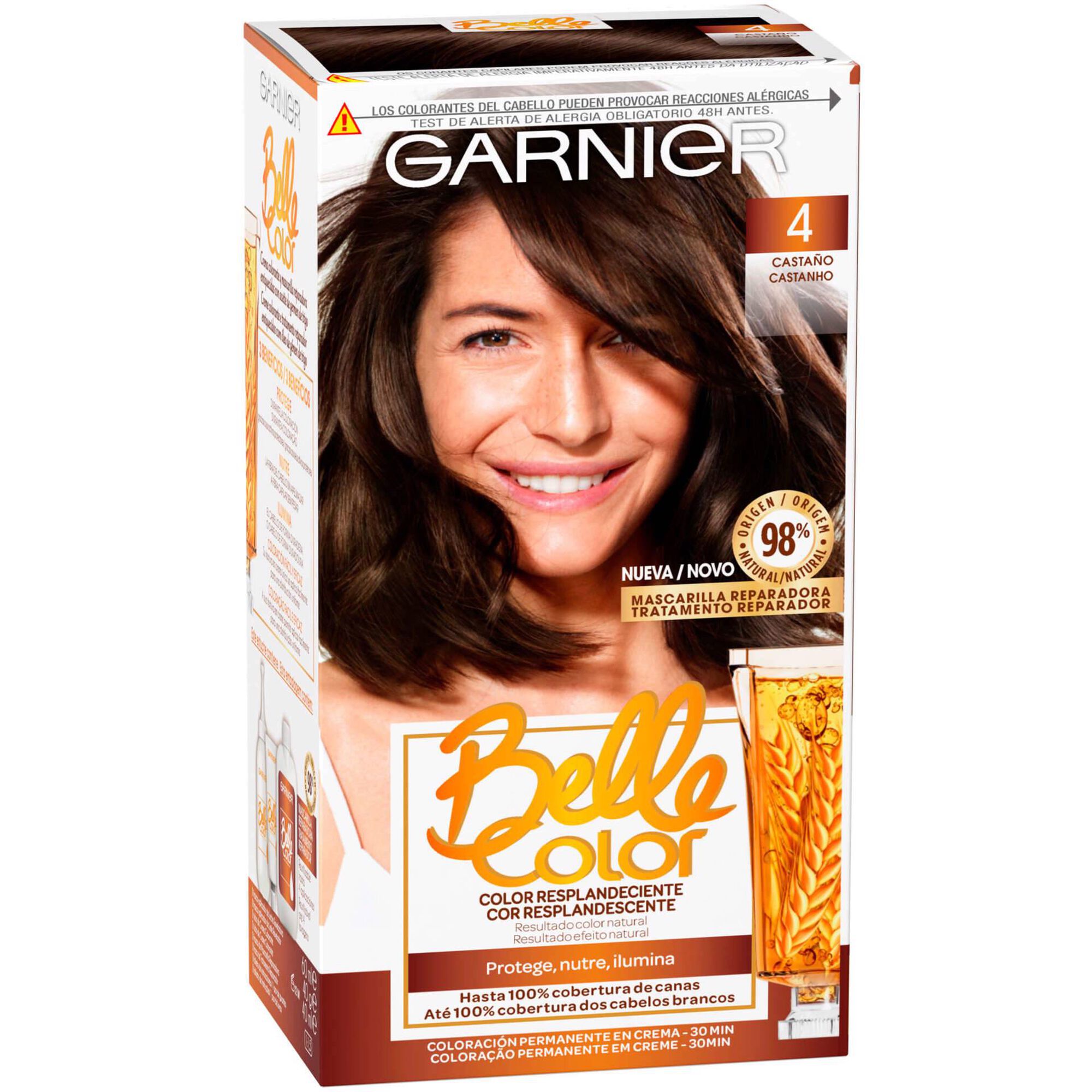 Coloração Permanente Belle Color Castanho 4.0 Coloração Permanente Belle Color Castanho 4.0