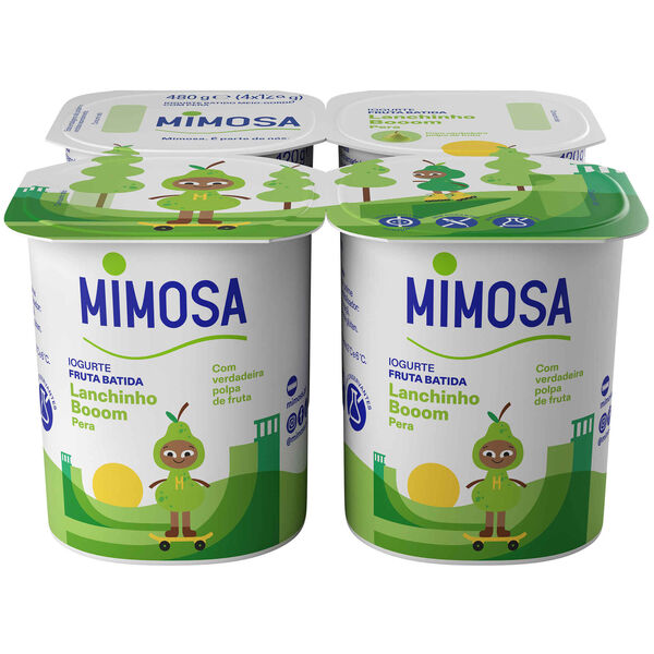 Iogurte Polpa Pera Infantil Lanchinho Booom Mimosa