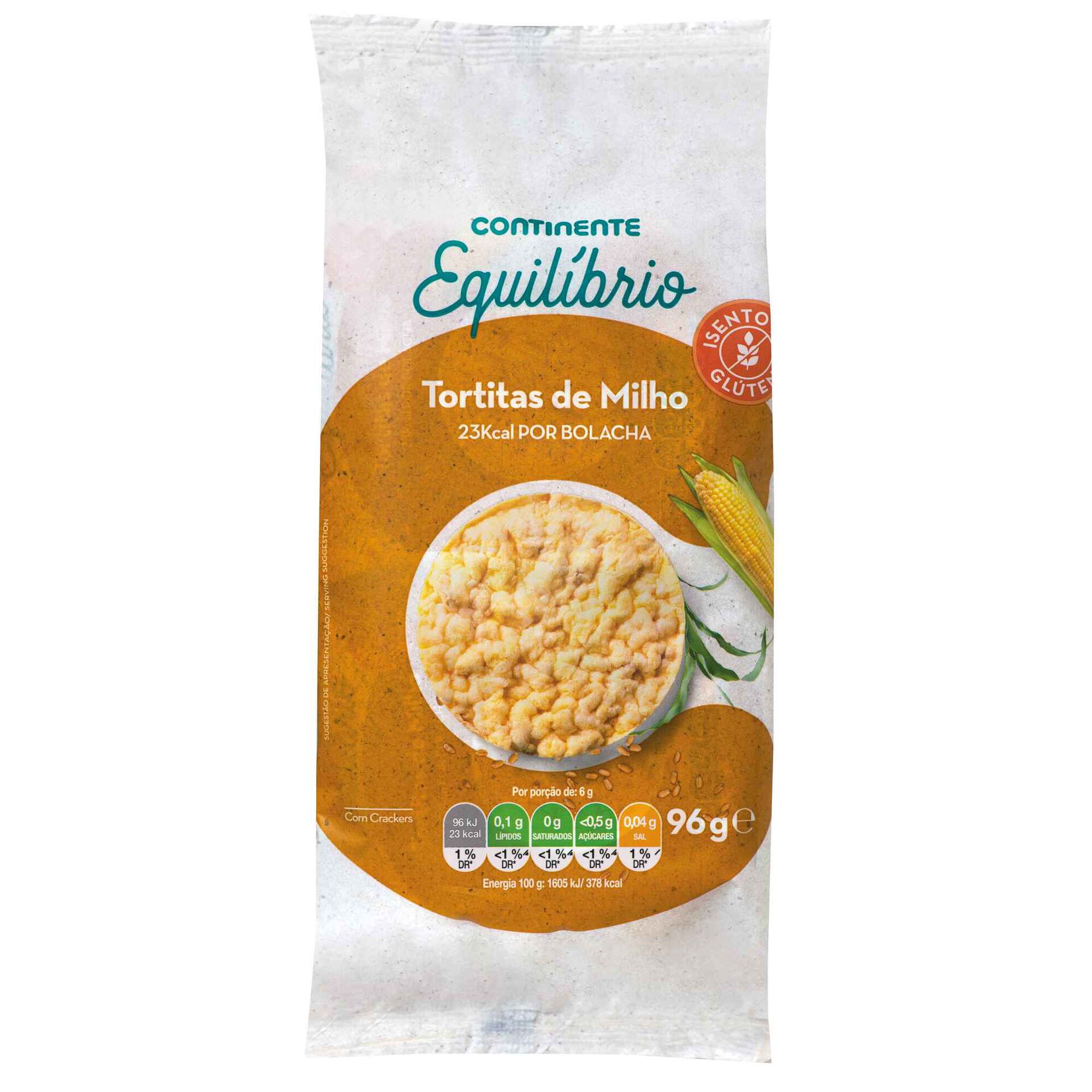 Tortitas de Milho Doses sem Glúten