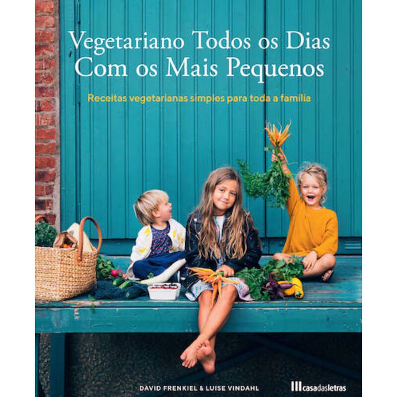 Vegetariano Todos os Dias com os Mais Pequenos de David Frenkel e Luise Vindahl