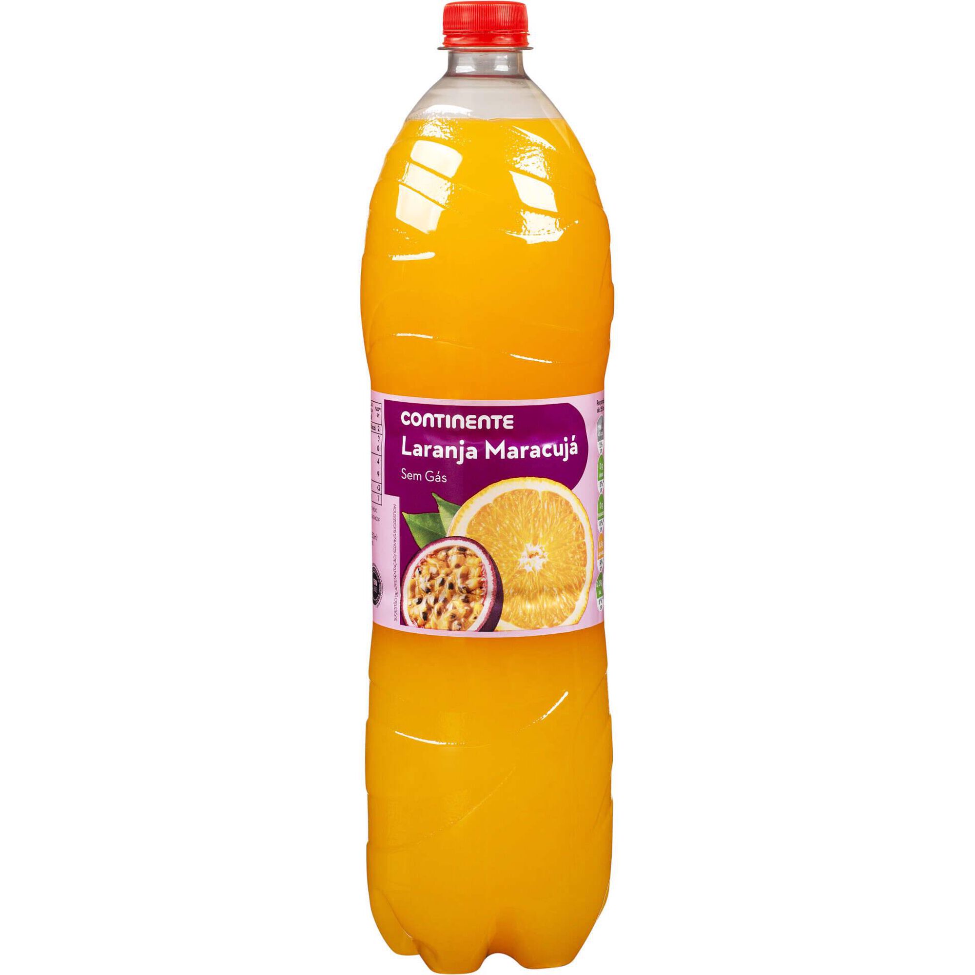 Refrigerante sem Gás Laranja e Maracujá