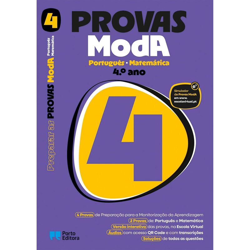 Preparar as Provas ModA - Português e Matemática - 4.º Ano