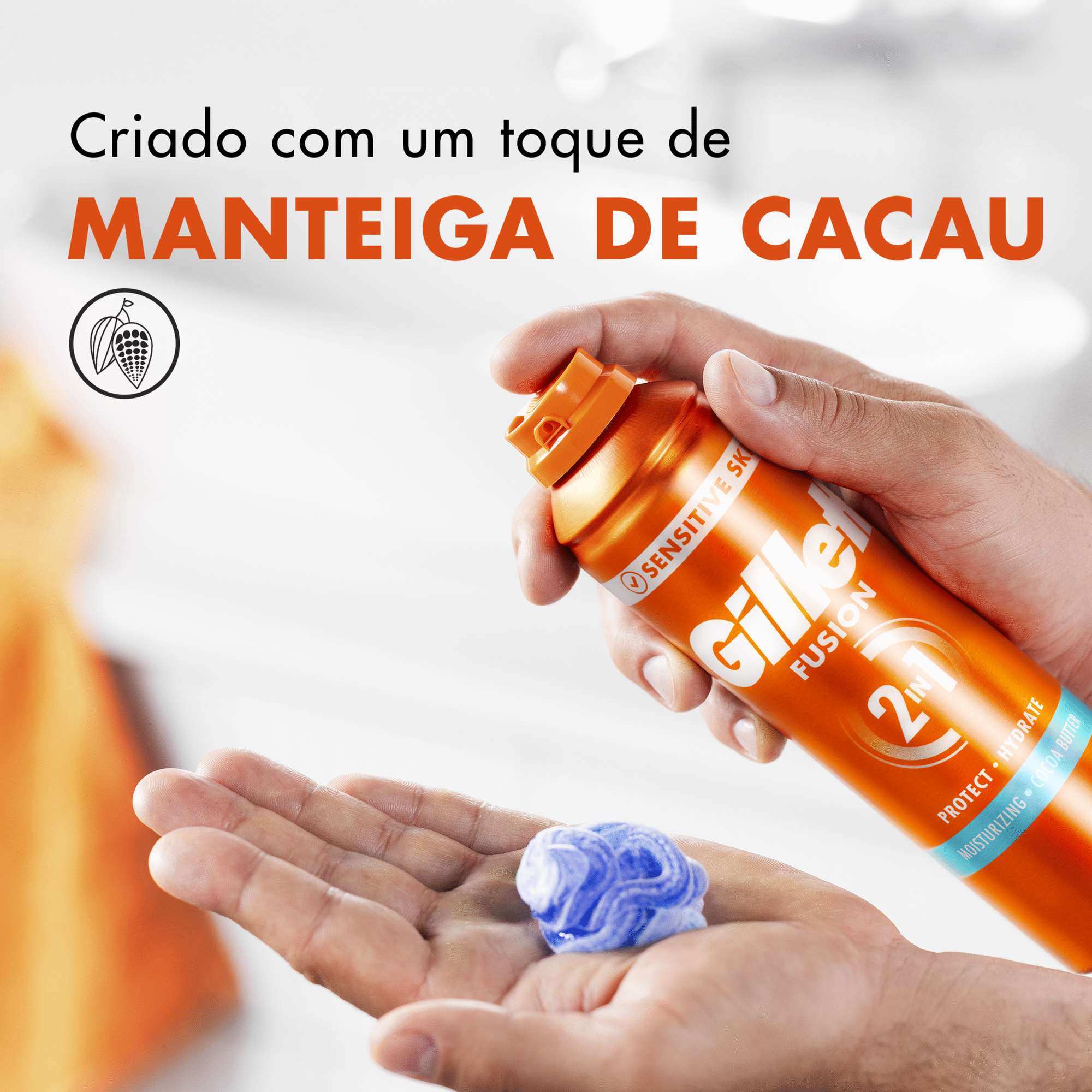 Gel de Barbear Hidratante Gillette Fusion