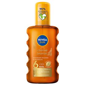 Bronzeador Spray &Oacute;leo Cenoura FPS 6 Nivea Sun