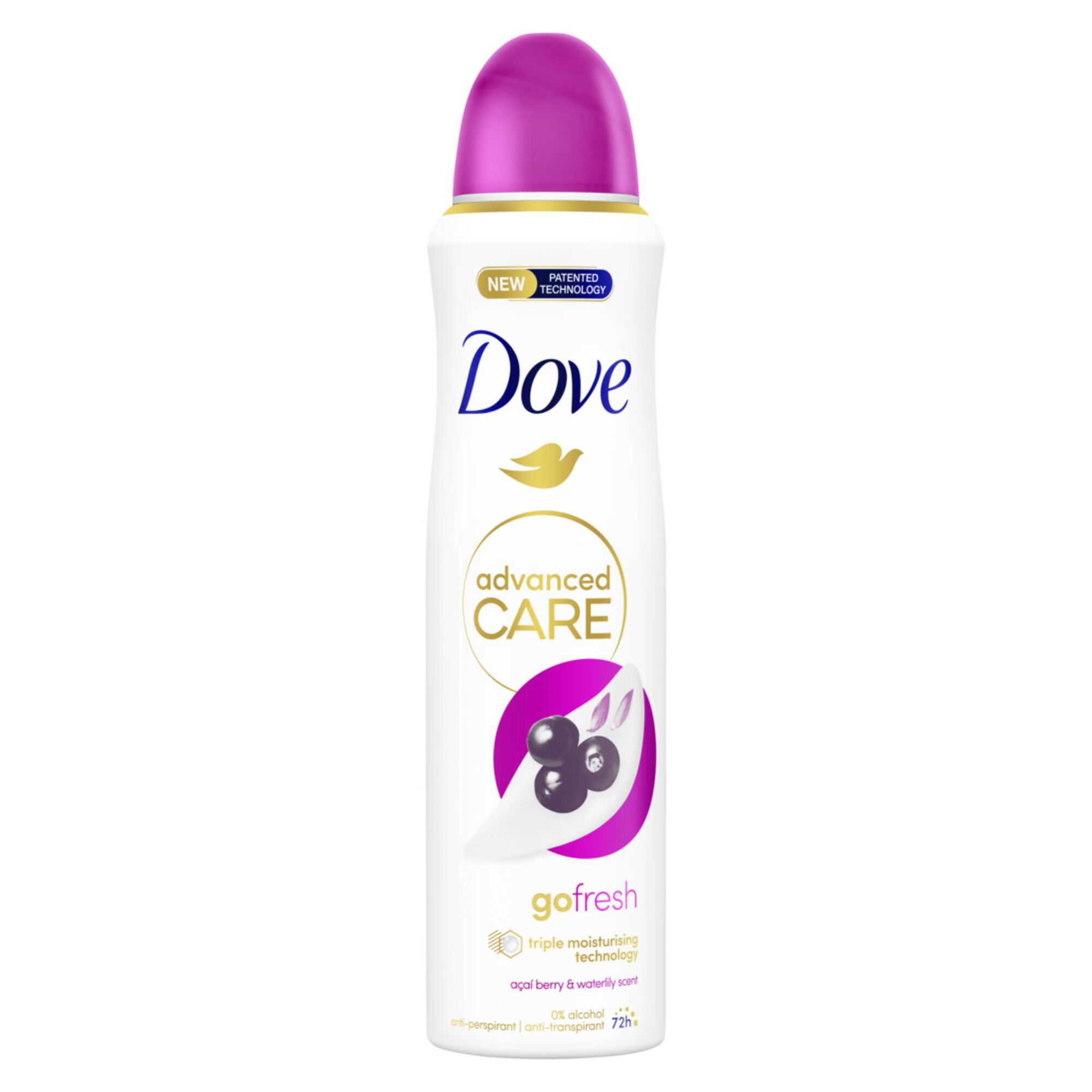Desodorizante Spray Açaí Waterlily 72H