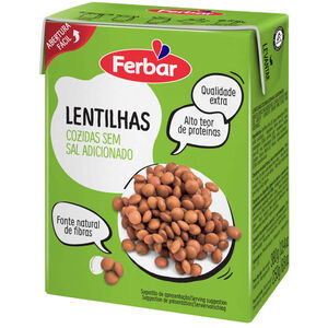 Lentilhas Cozidas Ferbar