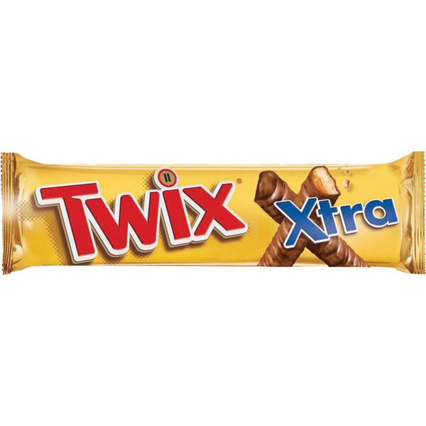Snack de Chocolate com Biscoito e Caramelo Twix