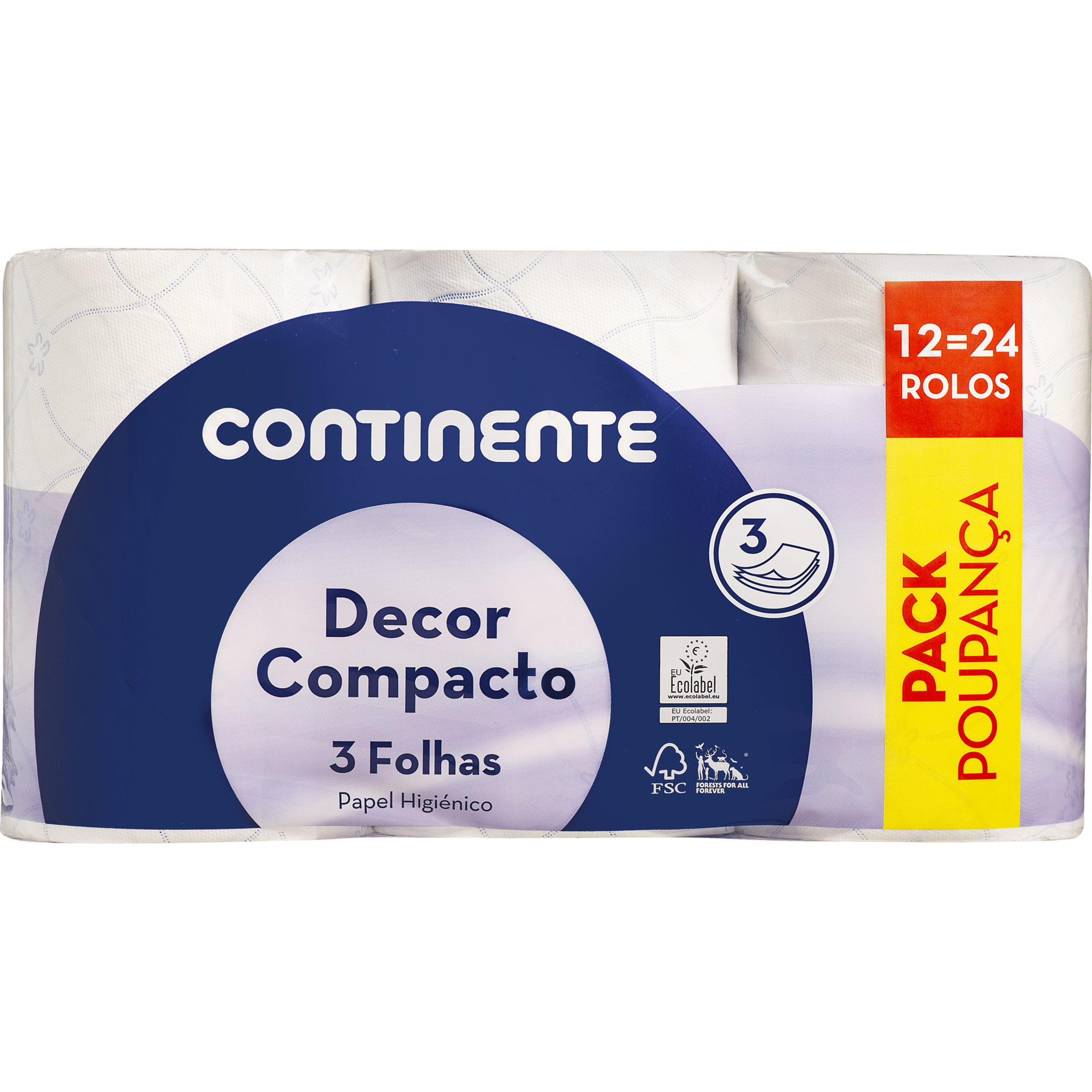 Papel Higiénico 3 Folhas Decor