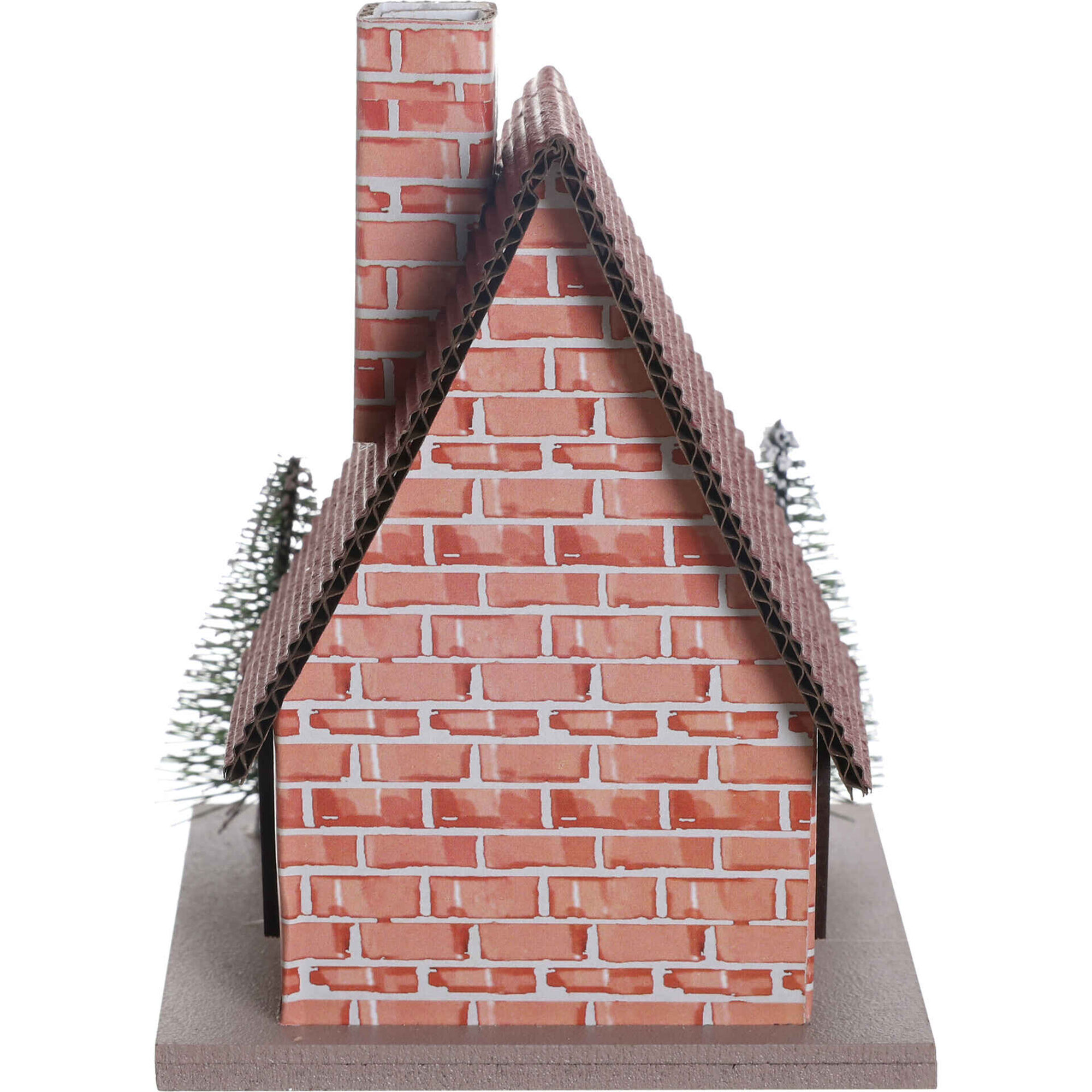 Casinha 13cm Telhas com Luz