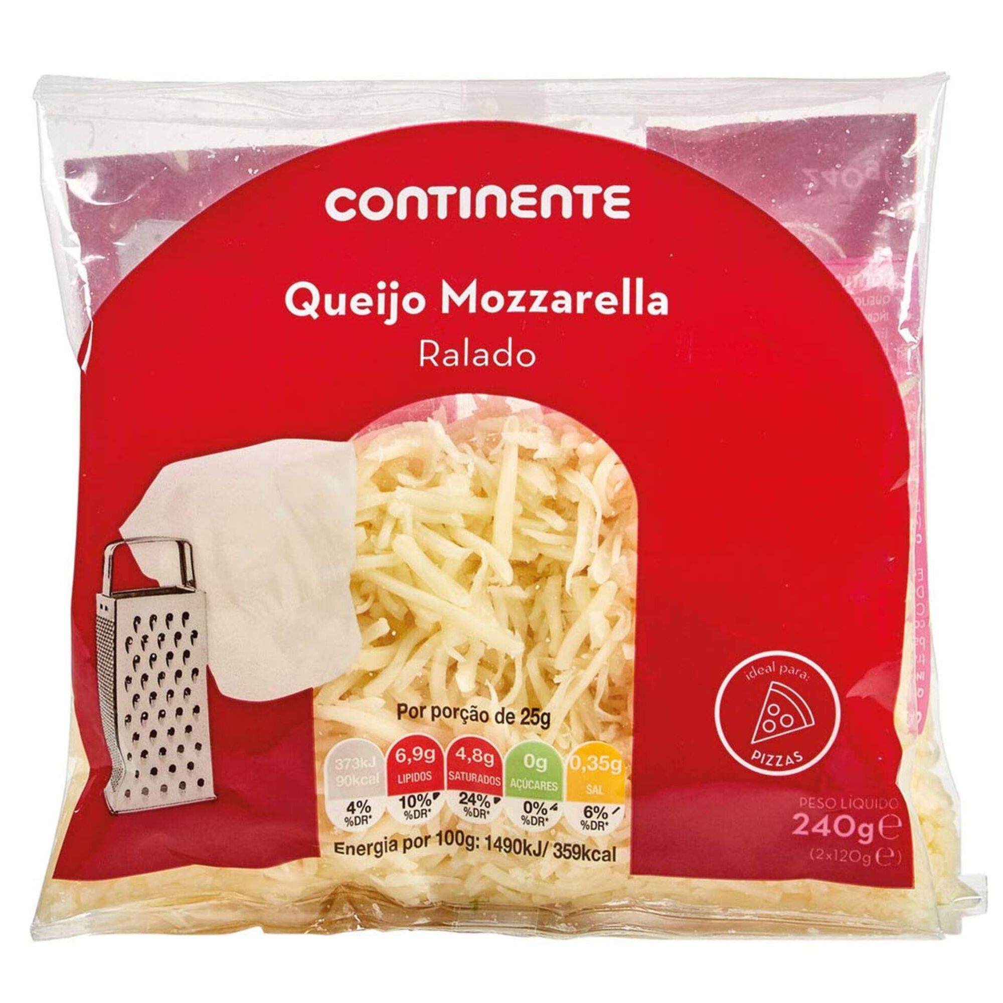 Queijo para Pizzas Ralado Queijo para Pizzas Ralado