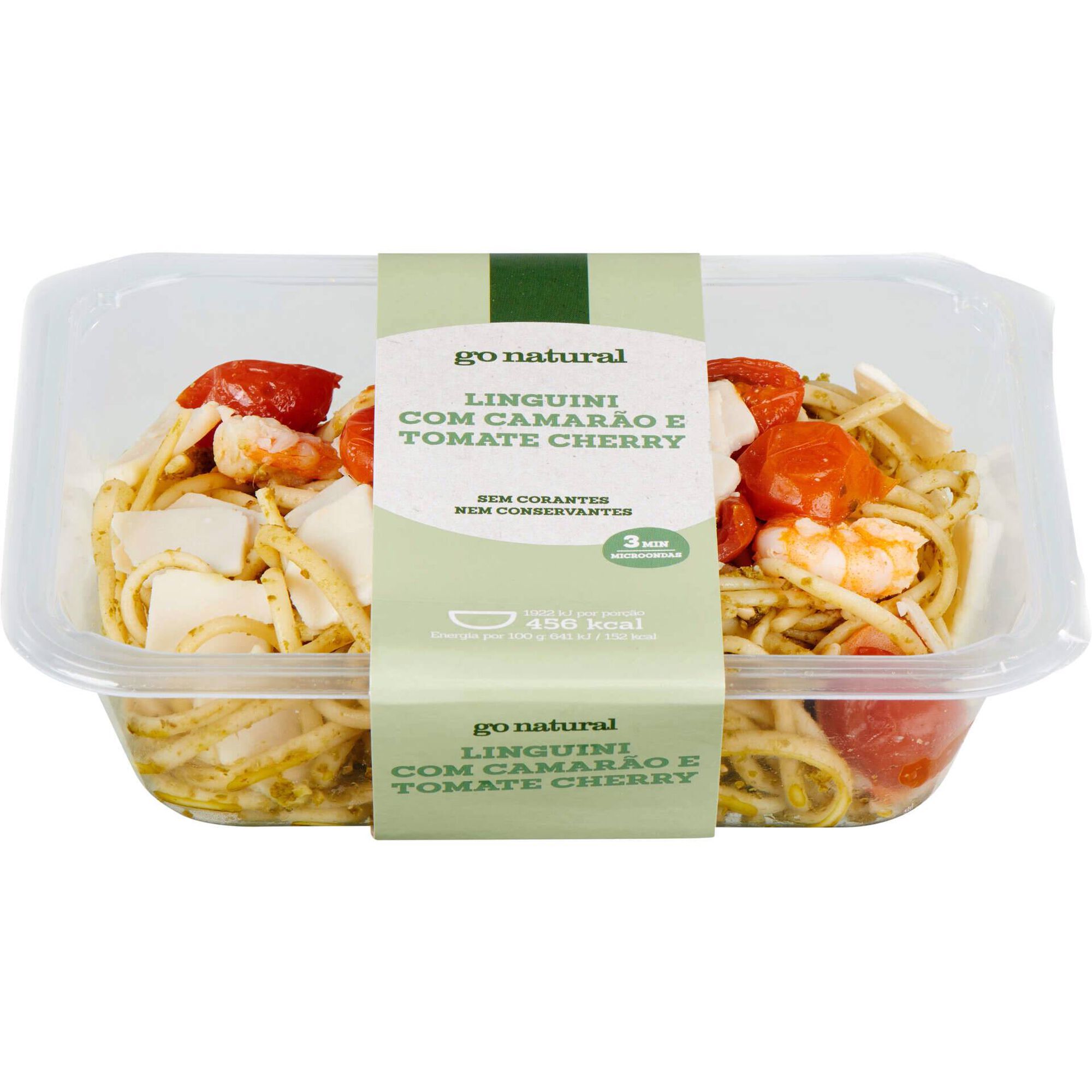 Linguini com Camar&atilde;o e Tomate Cherry